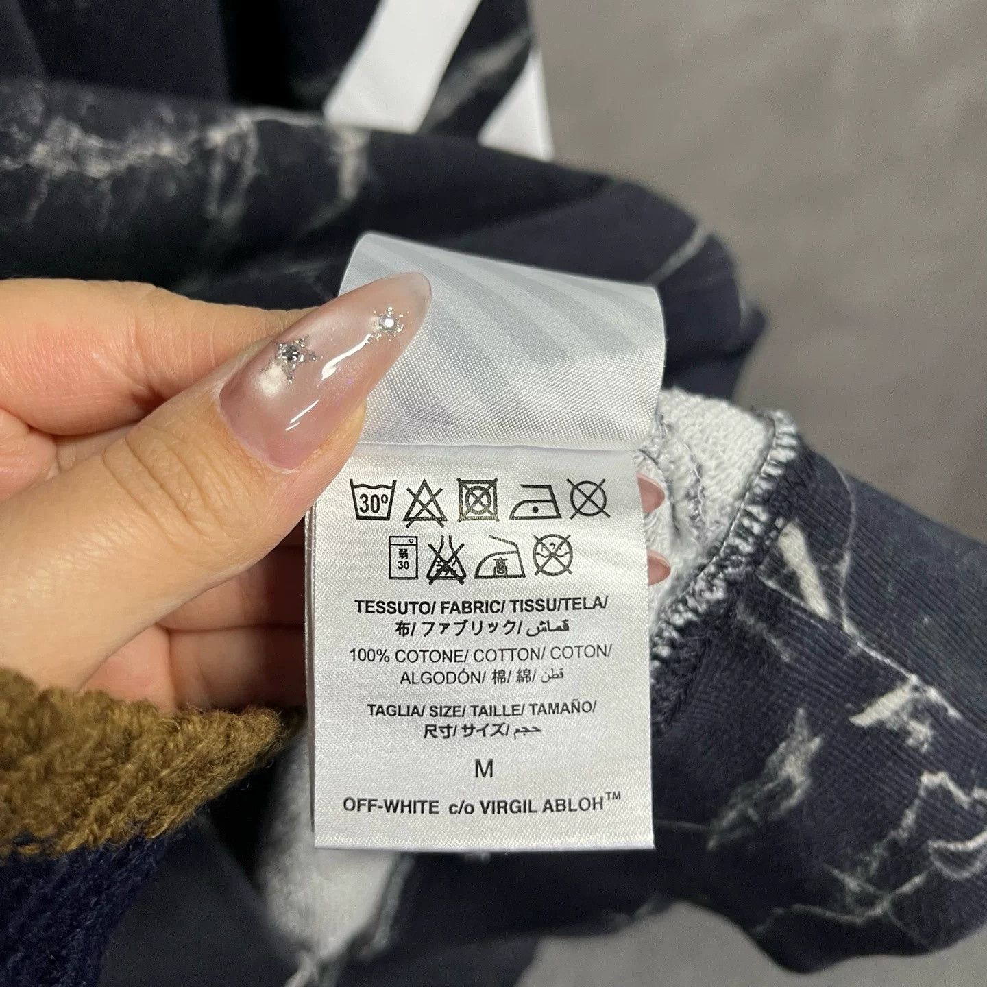 Off-White Off-White Black Printed Pullover Hoodie Size US XXS / EU 40 - 3 Thumbnail