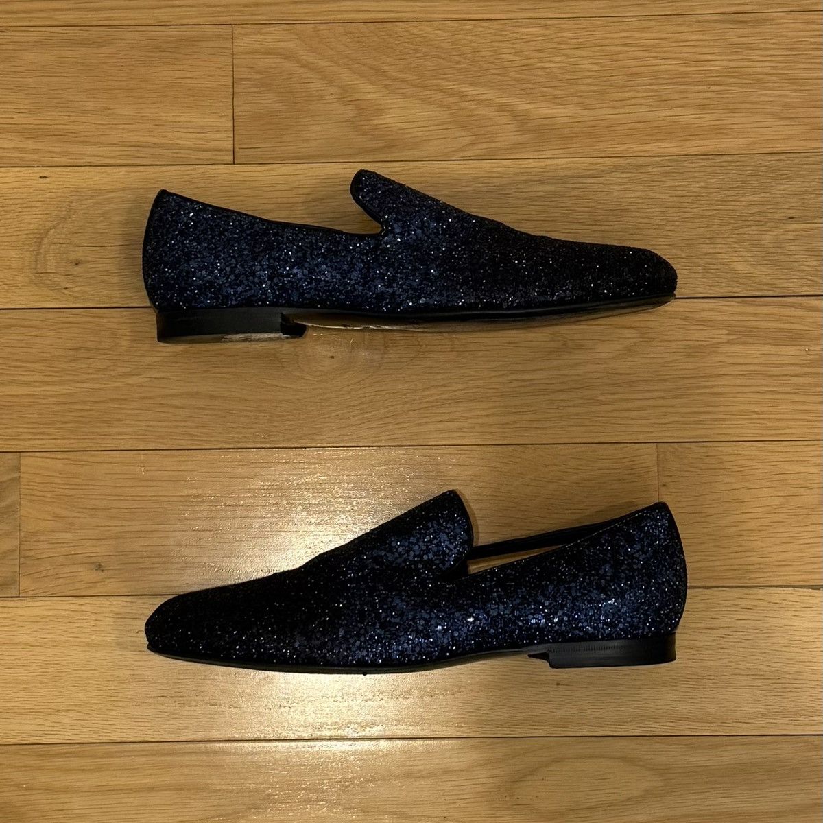 Jimmy Choo Jimmy Choo Sloane Course Glitter Degrade Loafers US 9 Size US 9 / EU 42 - 4 Thumbnail