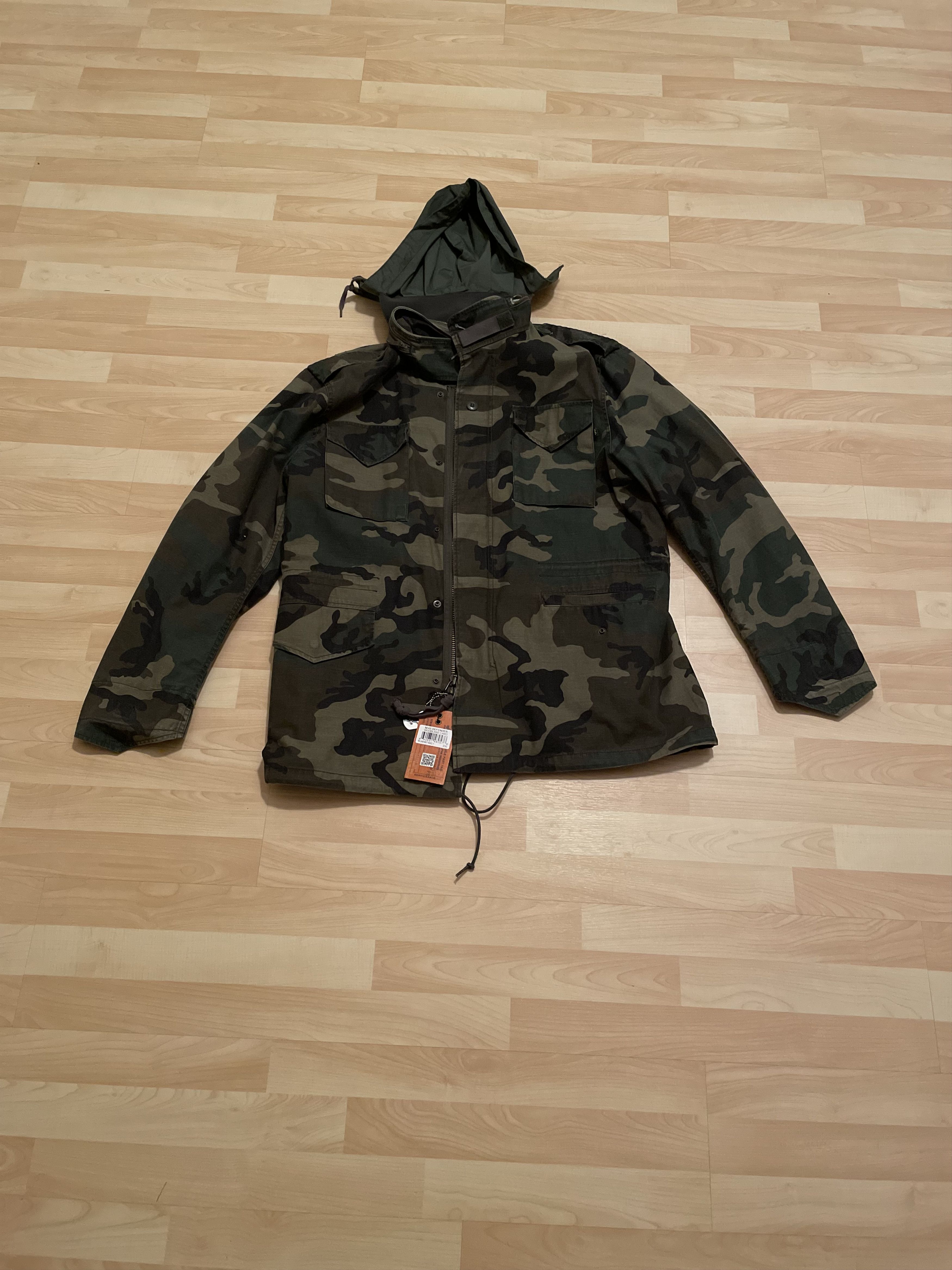 Image of M-65 Alpha Industries Camo Jacket, Men's (Size 2XL)