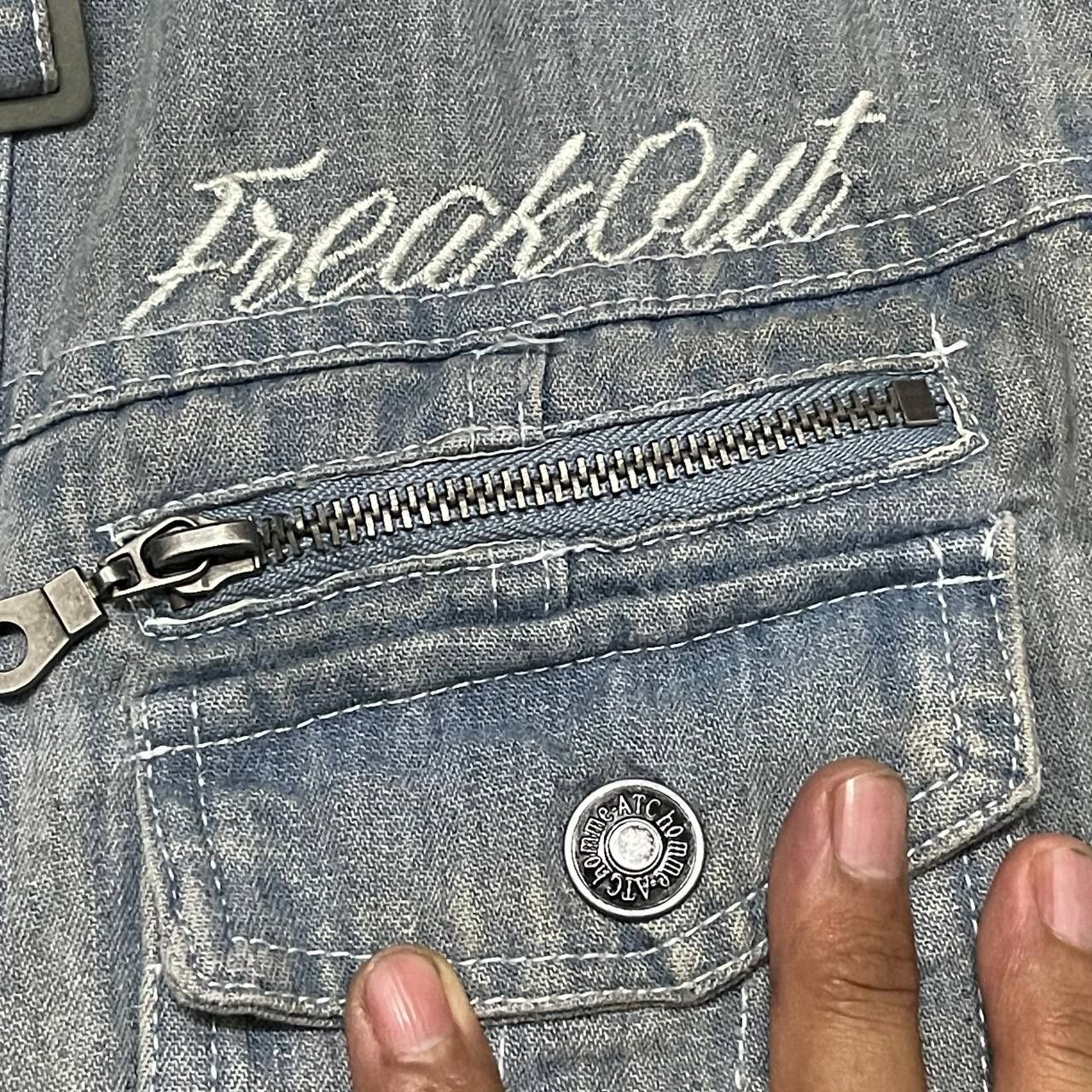 In The Attic Vintage ATC In The Attic Homme Denim Jacket Punk Size US M / EU 48-50 / 2 - 5 Thumbnail
