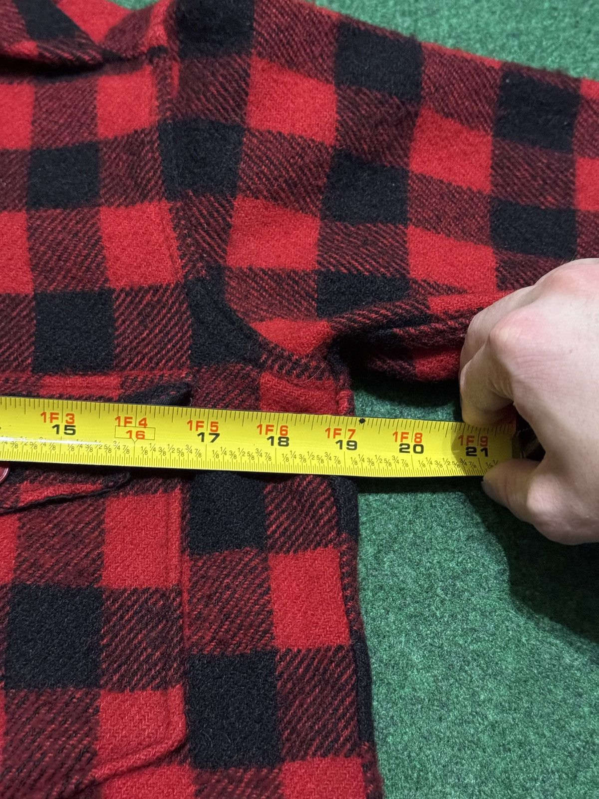 Woolrich Woolen Mills Vintage 60s 70s Woolrich Plaid Wool Button Up Flannel Shirt Size US S / EU 44-46 / 1 - 7 Thumbnail