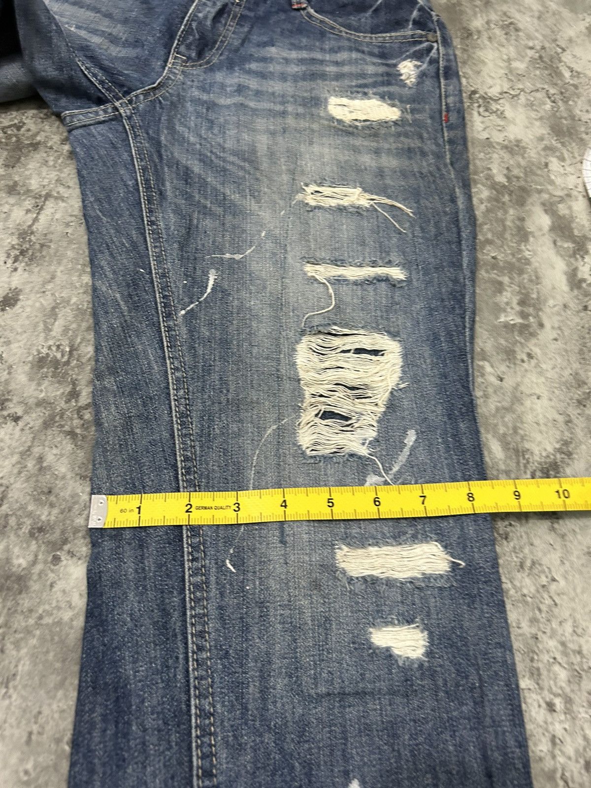 If Six Was Nine × Japanese Brand × Nicole Club 179/WG Nicole Club Distressed Bandana Pocket Back Jeans Size US 32 / EU 48 - 21 Thumbnail