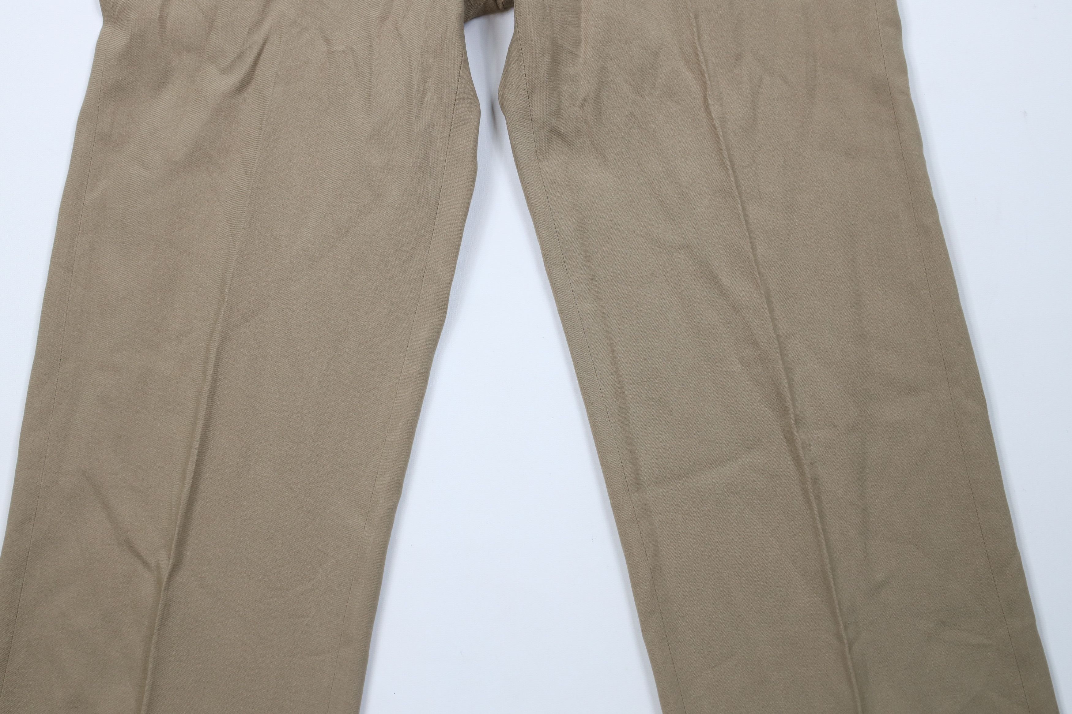 Vintage Vintage 50s Rockabilly Wide Leg Chino Pants Beige USA Size US 30 / EU 46 - 3 Thumbnail