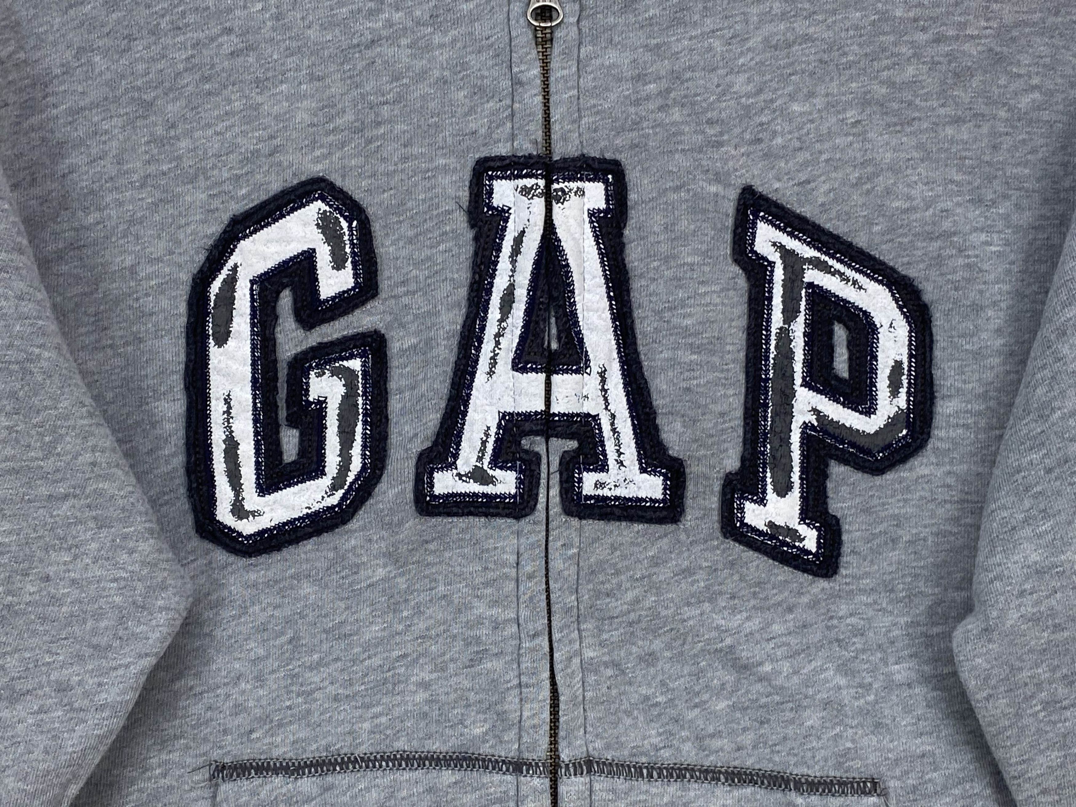 Gap Vintage Gap Embroidered Spellout Zipper Hoodie 90s Streetwea Size S / US 4 / IT 40 - 7 Thumbnail