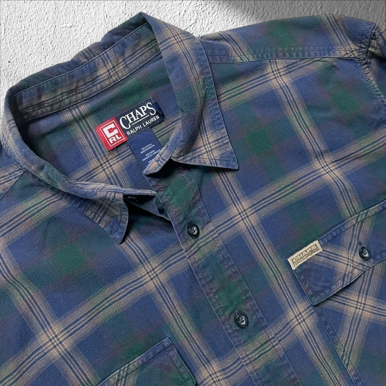 Chaps Ralph Lauren Vintage Chaps Ralph Lauren shirt men’s large blue green Size US L / EU 52-54 / 3 - 2 Thumbnail