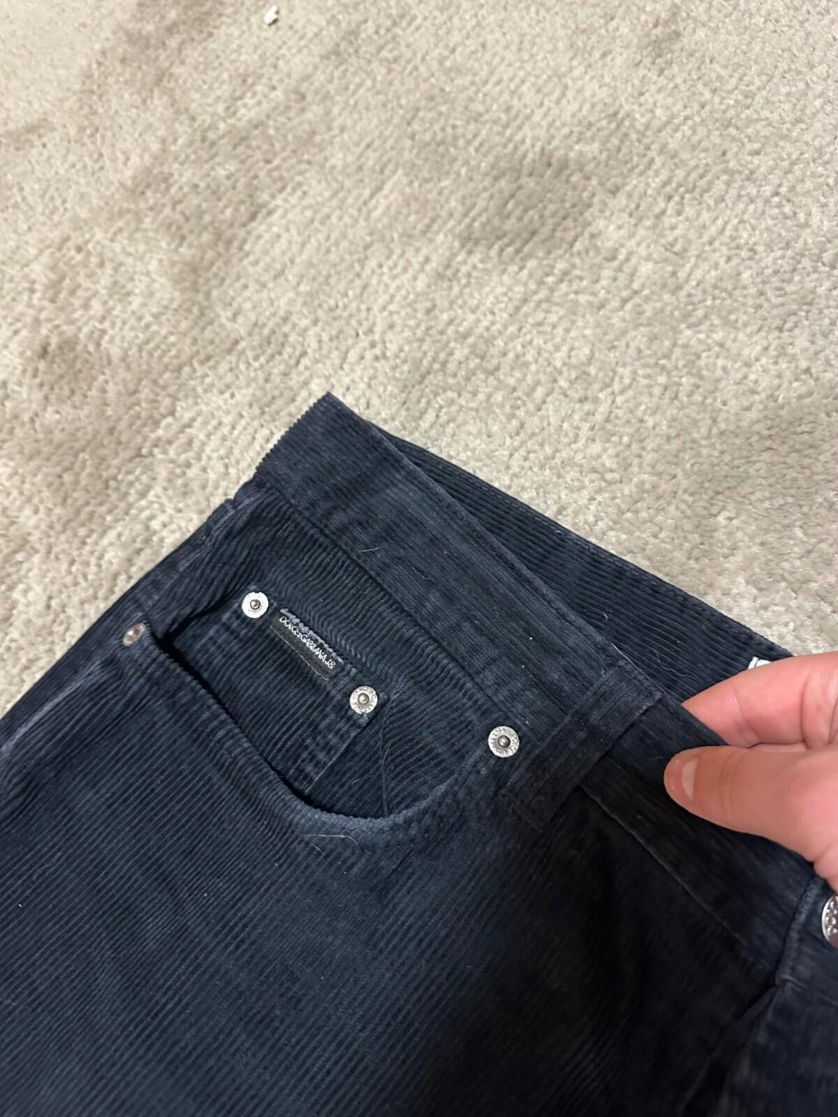 Dolce & Gabbana 90's Vintage Dolce & Gabbana Velvet Corduroy Pants Sz 34/48 Size US 34 / EU 50 - 10 Thumbnail