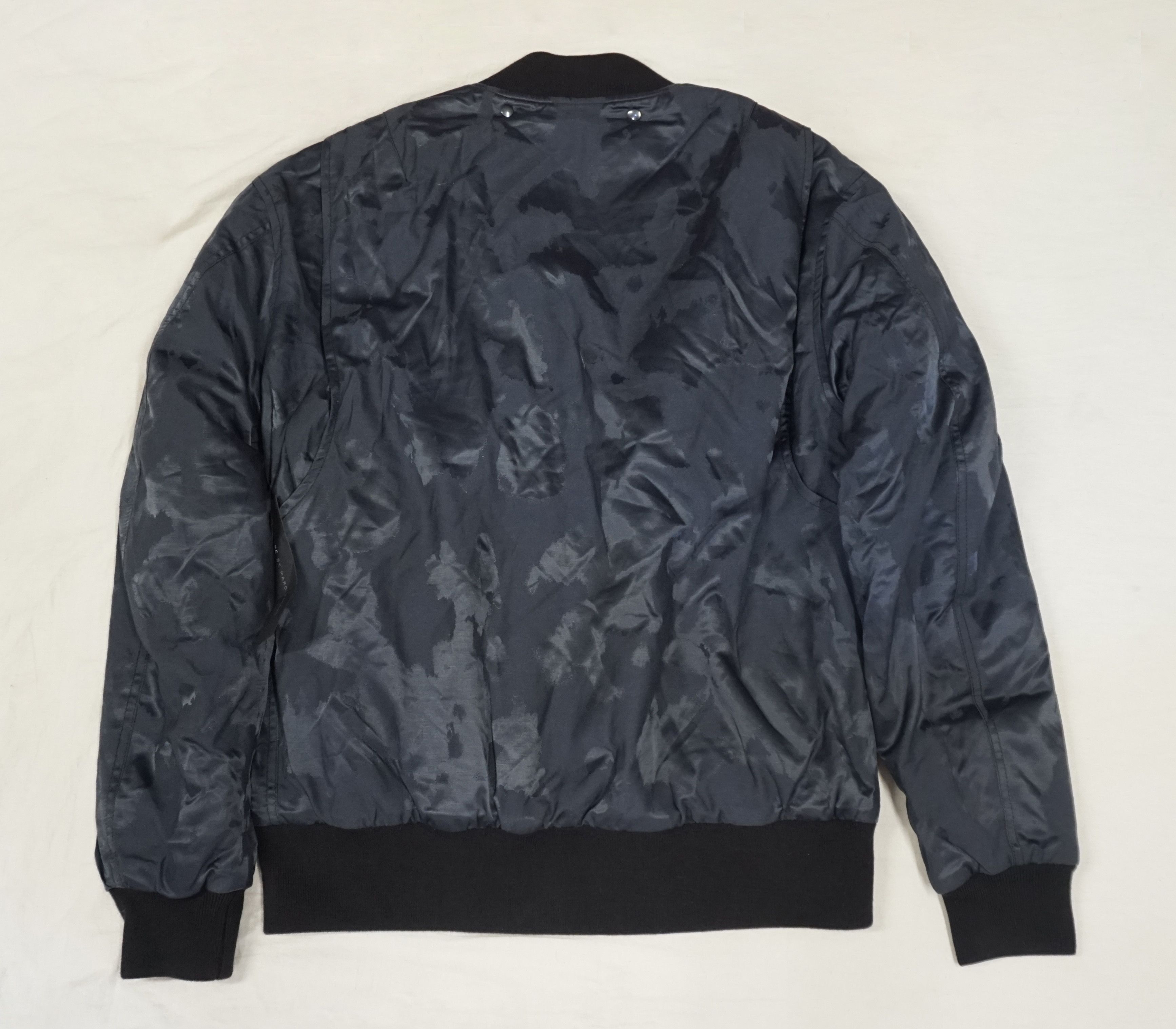 Marc Jacobs 00's Marc by Marc Jacobs Navy Camouflage Bomber Jacket Size US S / EU 44-46 / 1 - 9 Thumbnail