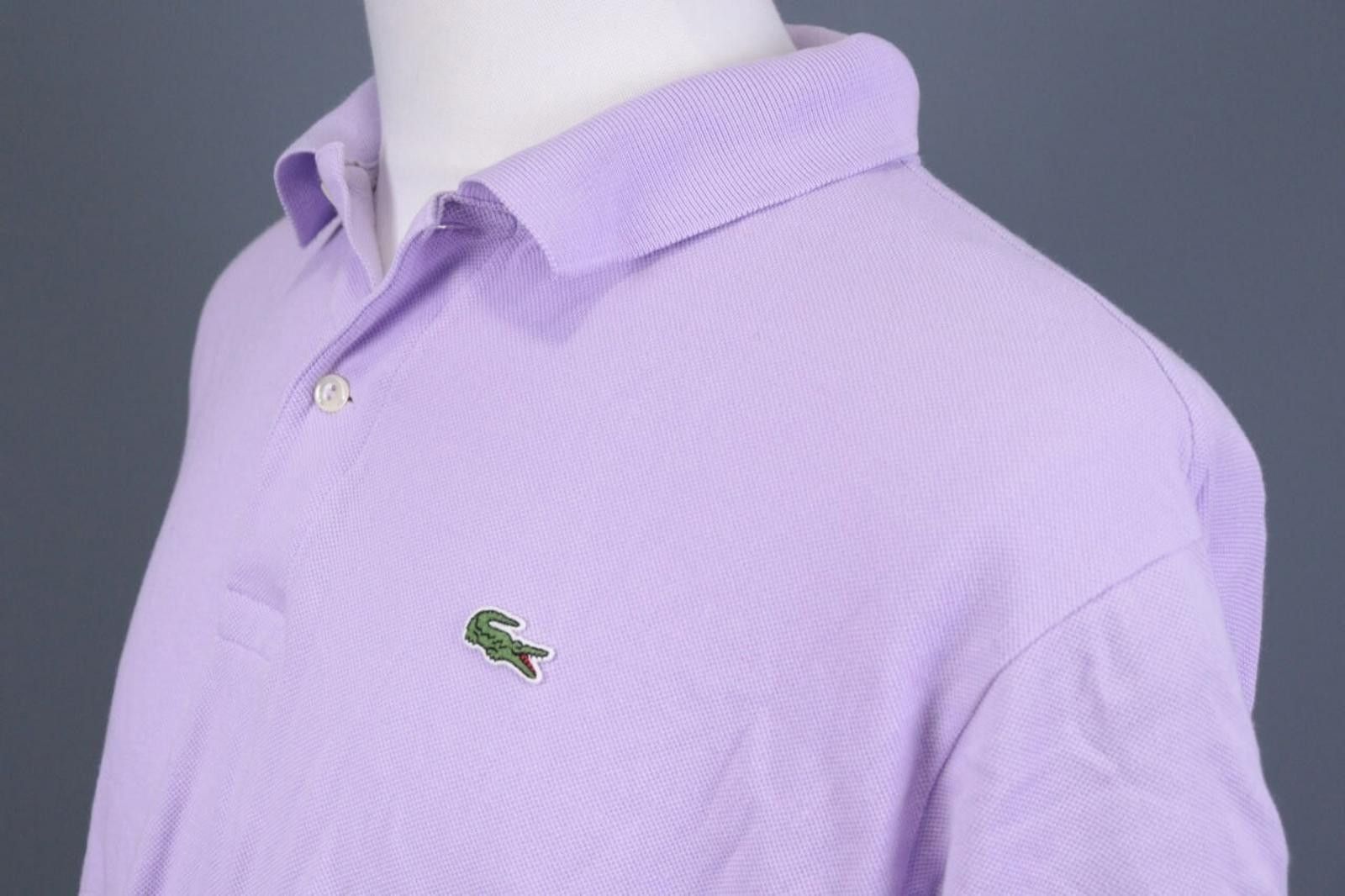 Lacoste Lacoste Purple Short Sleeve Polo Shirt Size 7/ US XXL Size US XXL / EU 58 / 5 - 9 Thumbnail