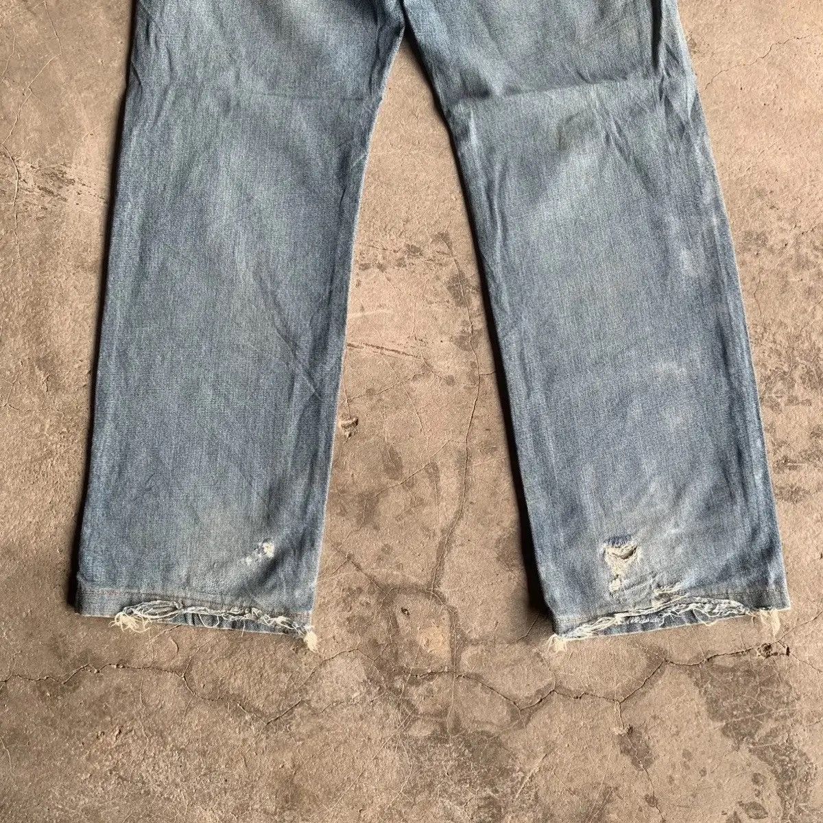 Destroy Lonely 📌 DESTROYED !! Y2K Edwin Frontier 32x30 Jeans Vintage Pants Size US 32 / EU 48 - 11 Thumbnail