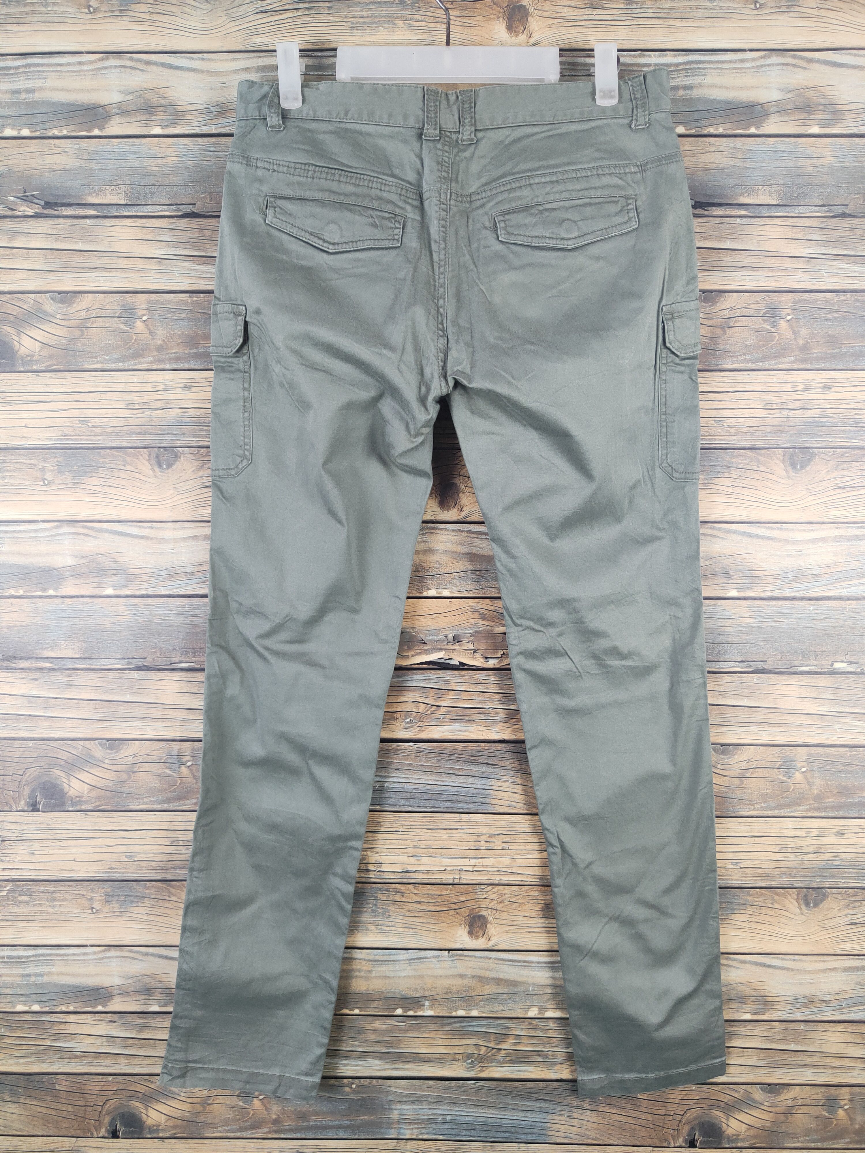 LOWRYS FARM DL Lepsim-Lowrys Farm Green Multipocket Cargo Pants #751 Size US 31 - 7 Thumbnail