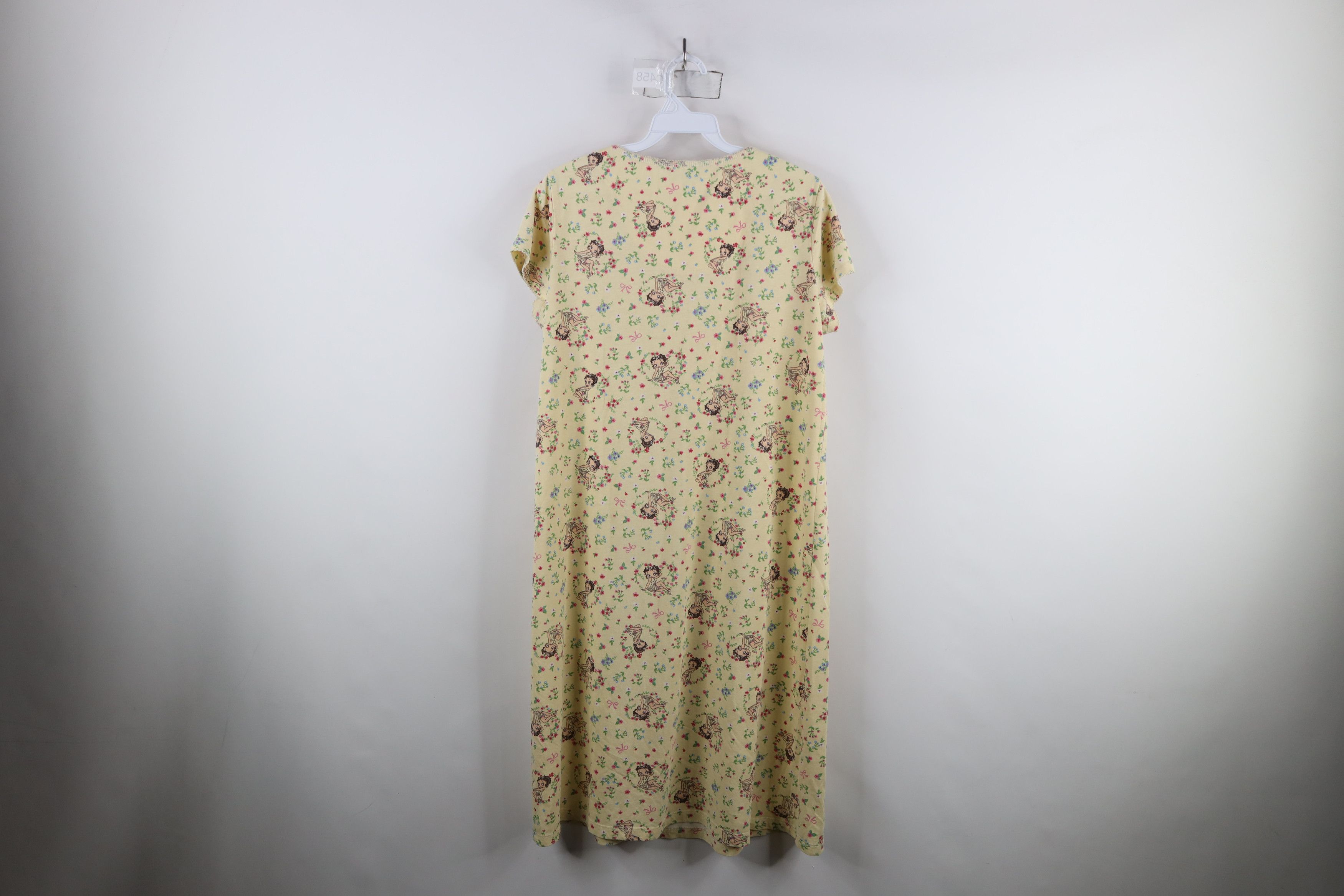 Vintage Vintage Y2K Betty Boop Over Print Flower Night Gown T-Shirt Size M / US 6-8 / IT 42-44 - 11 Thumbnail