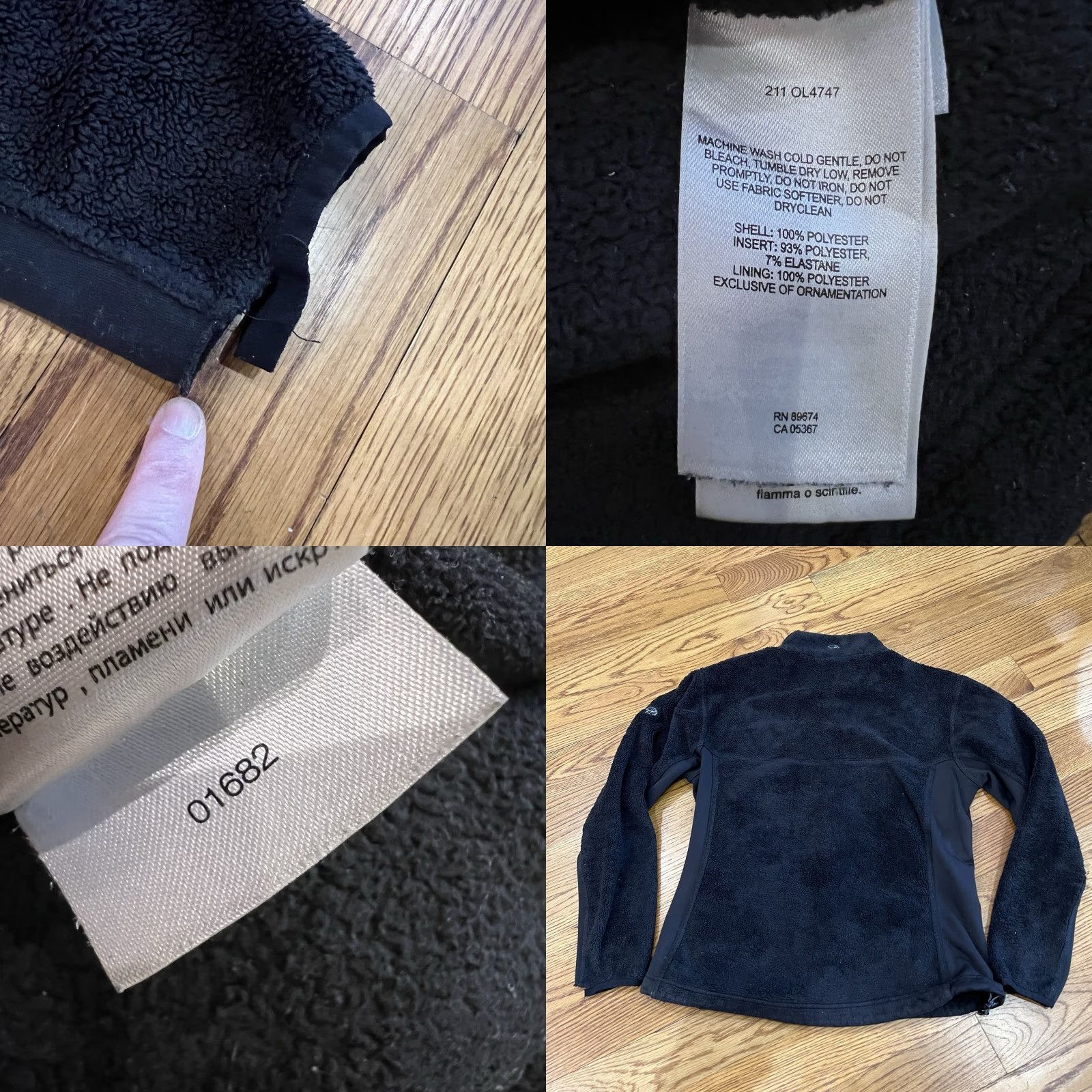 Mountain Hardwear Mountain Hardwear Monkey Man Black Zip Up Fleece Jacket Polartec Women's M Size M / US 6-8 / IT 42-44 - 8 Thumbnail
