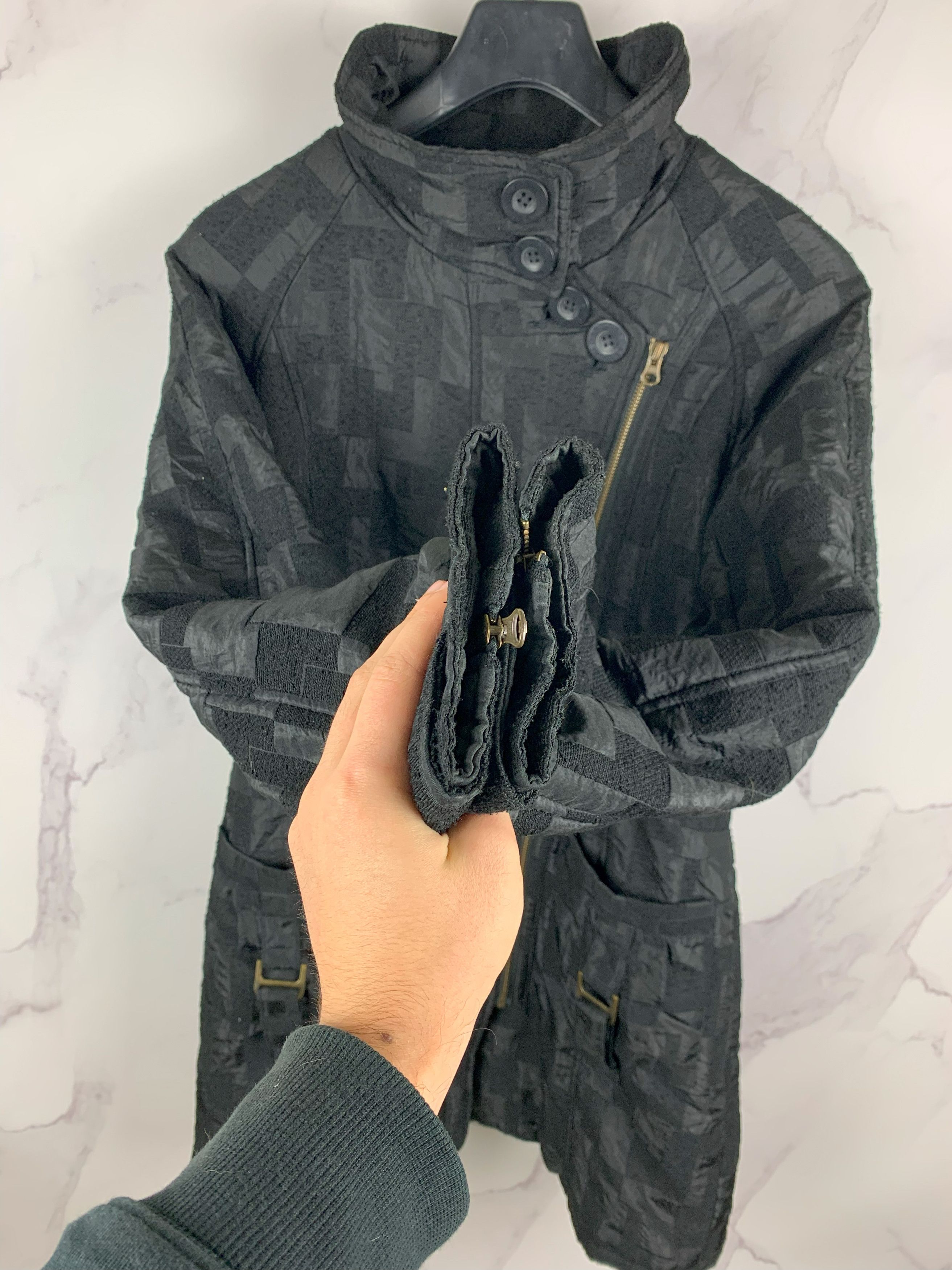 Desigual Desigual Black Zip Coat Jacket Size 40 Size M / US 6-8 / IT 42-44 - 13 Thumbnail