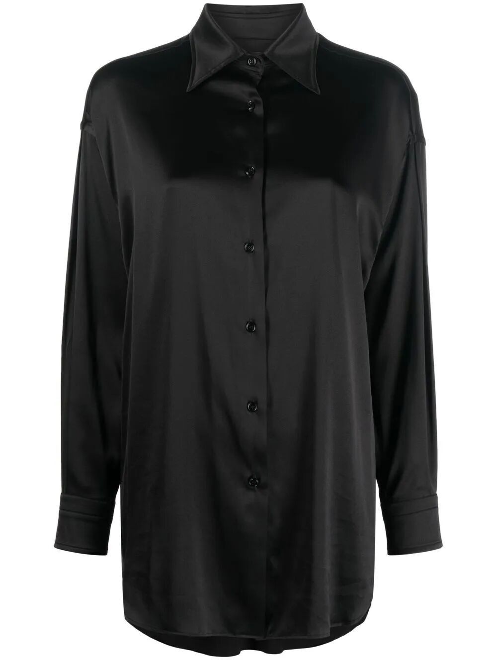 Tom Ford STRETCH SILK SATIN RELAXED FIT SHIRT Size M / US 6-8 / IT 42-44 - 1 Thumbnail