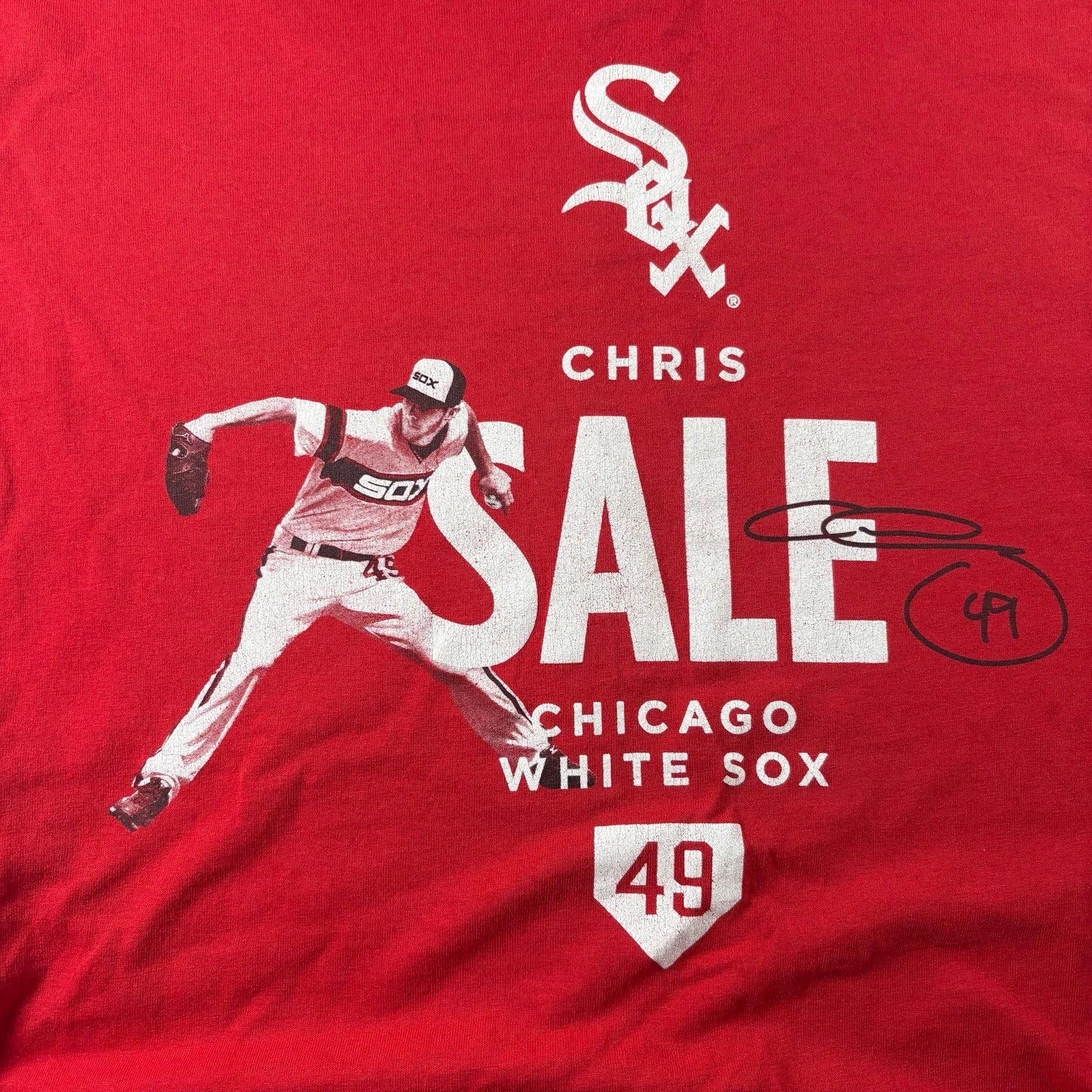Jerzees Y2K Chris Sale baseball shirt Size US XL / EU 56 / 4 - 5 Thumbnail