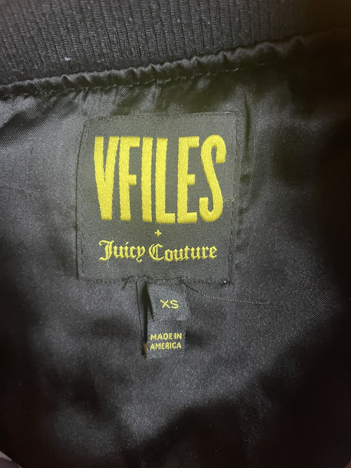 Vfiles VFiles x Juicy Couture Full Zip Bomber Jacket Made in USA Size US XS / EU 42 / 0 - 6 Thumbnail