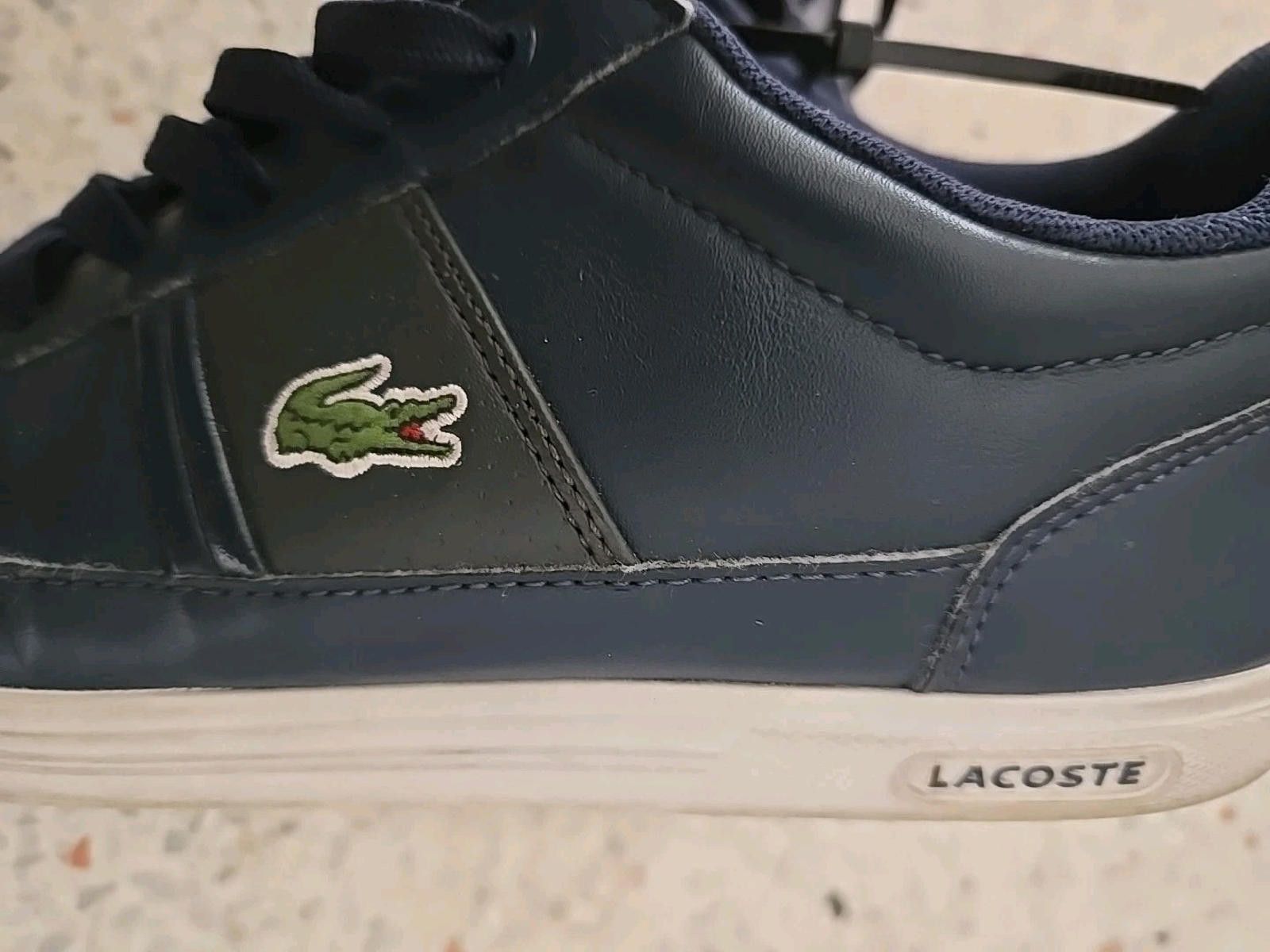 Lacoste Lacoste 1933 Dark Blue Europa LCR BRZ Size 7 US, 39.5 Euro Size US 7 / EU 40 - 4 Thumbnail
