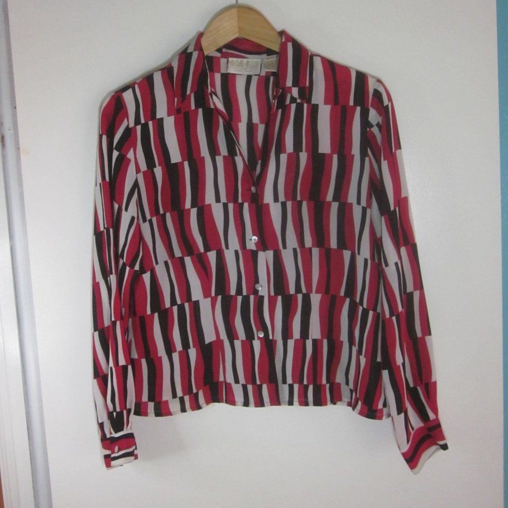 Vintage Vintage 80's Marshall Rousso Blouse Size S Size S / US 4 / IT 40 - 6 Thumbnail
