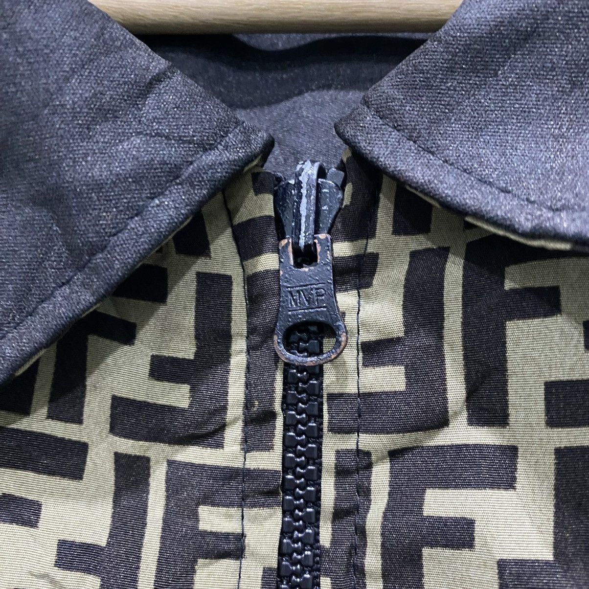 Fendi Vintage Fendi Zucca Monogram Reversible Coach Jacket Size US L / EU 52-54 / 3 - 12 Thumbnail