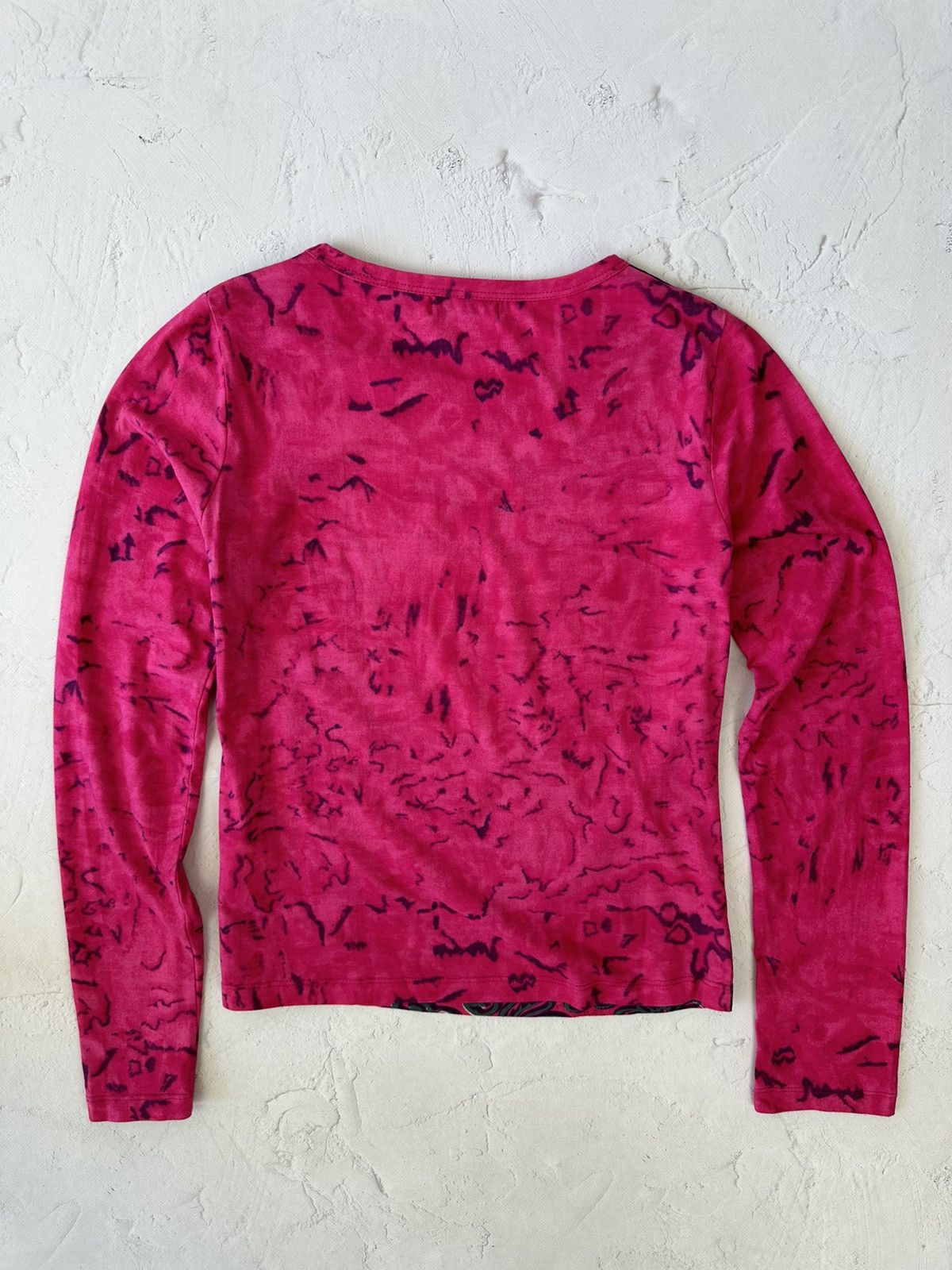 Beauty Beast × If Six Was Nine × Vintage Vintage Crazy Printed Long Sleeve Size M / US 6-8 / IT 42-44 - 4 Thumbnail