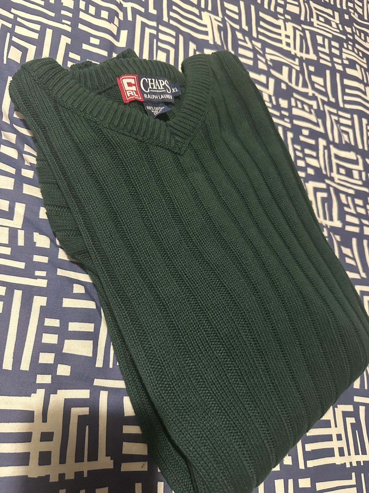 Chaps Ralph Lauren × Vintage Vintage Ralph Lauren Chaps Knit jumper Size US XL / EU 56 / 4 - 1 Thumbnail