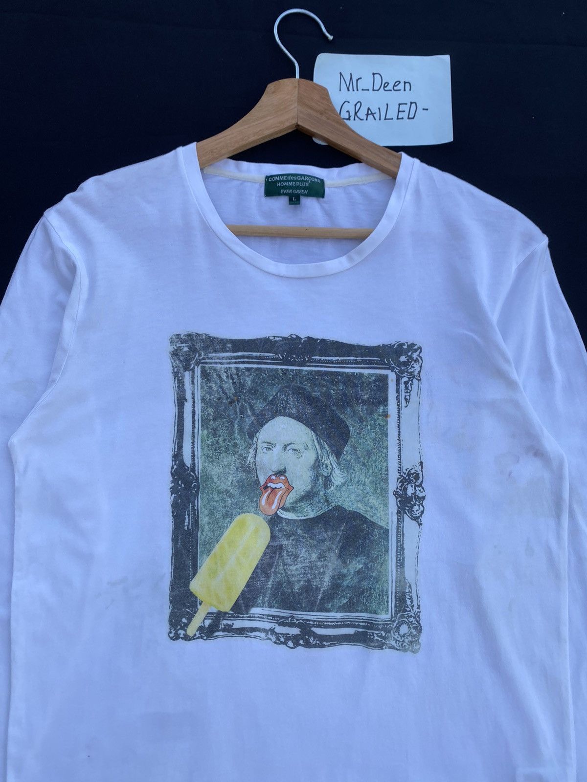 Comme des Garcons Rare Comme Des Garcons Homme Longsleeve Tshirt Size US L / EU 52-54 / 3 - 7 Thumbnail