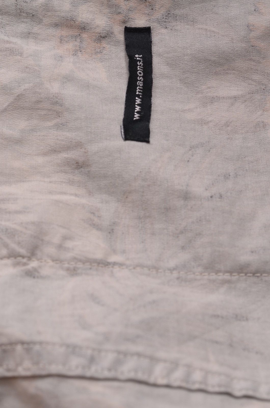 Mason's Mason’s cotton logo lightweight fly shirt jacket overshirt Size US M / EU 48-50 / 2 - 4 Thumbnail