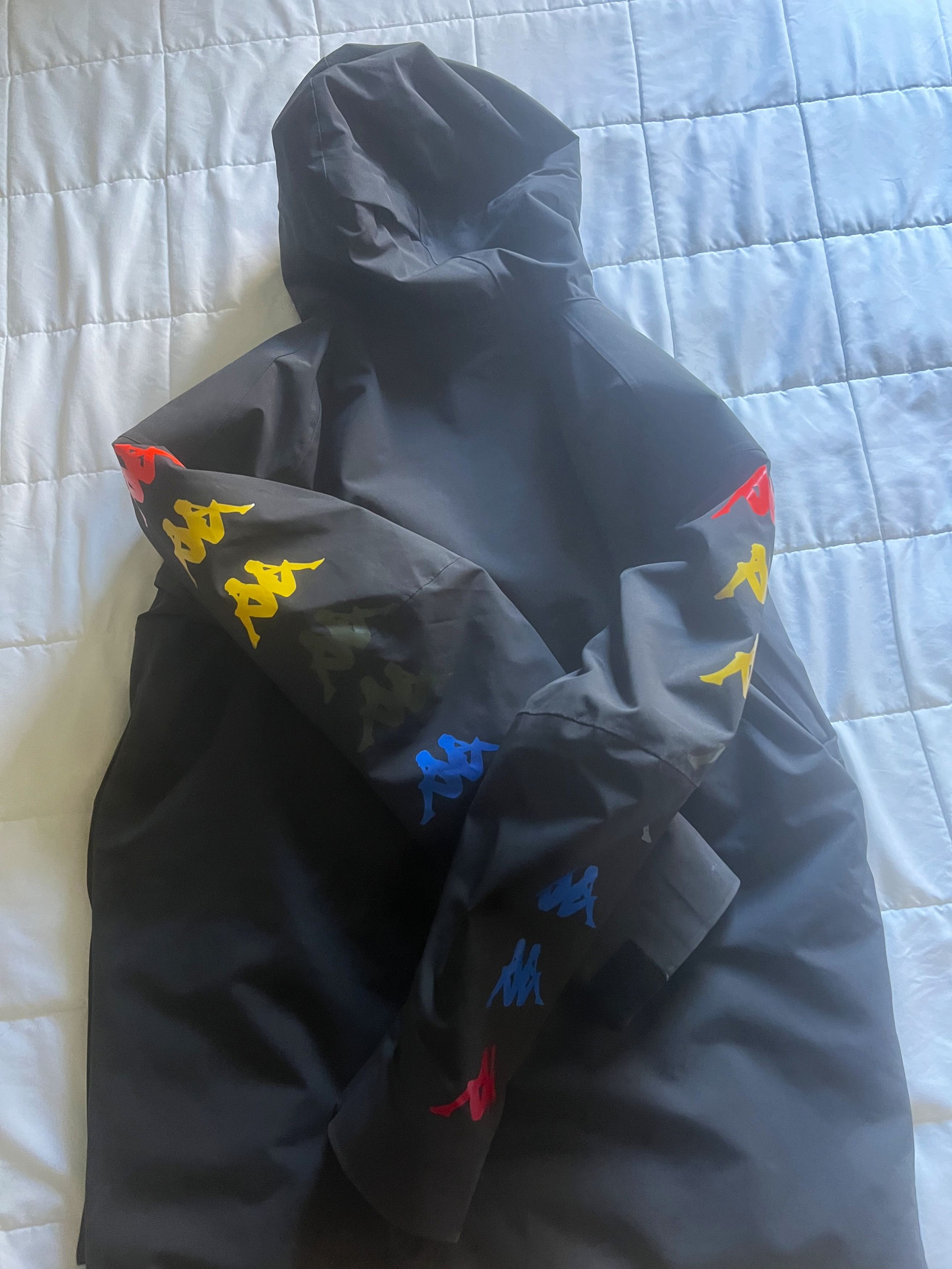 Kappa Kappa FISI Ski Anorak Jacket Black Multicolor Logos Size US M / EU 48-50 / 2 - 4 Thumbnail