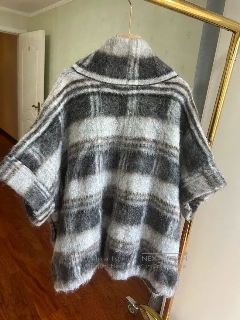 Brunello Cucinelli Brunello Cucinelli Gingham Wool Mohair Cloak Vest Size M / US 6-8 / IT 42-44 - 3 Thumbnail