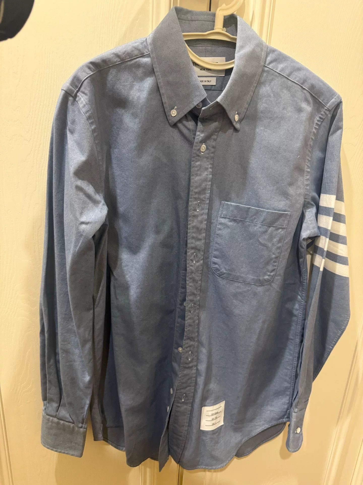 Thom Browne Thom Browne Four-Bar Shirt Size US XS / EU 42 / 0 - 1 Thumbnail