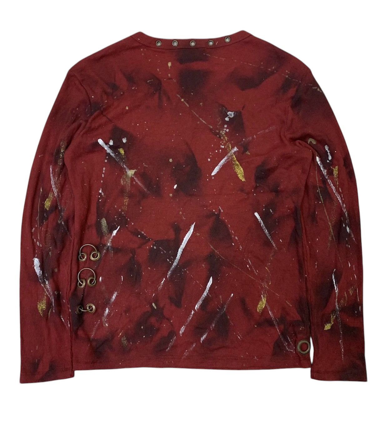 semanticdesign 💥Vtg Japanese Semantic design Painted Punk Shirt Size M / US 6-8 / IT 42-44 - 6 Thumbnail