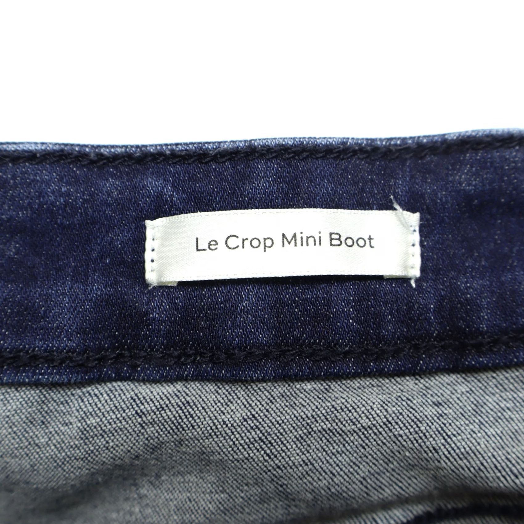 Frame Frame Women's Le Cropped Mini Bootcut Jeans Guilty Blue Sz 29X25.5 Size 29" - 7 Thumbnail