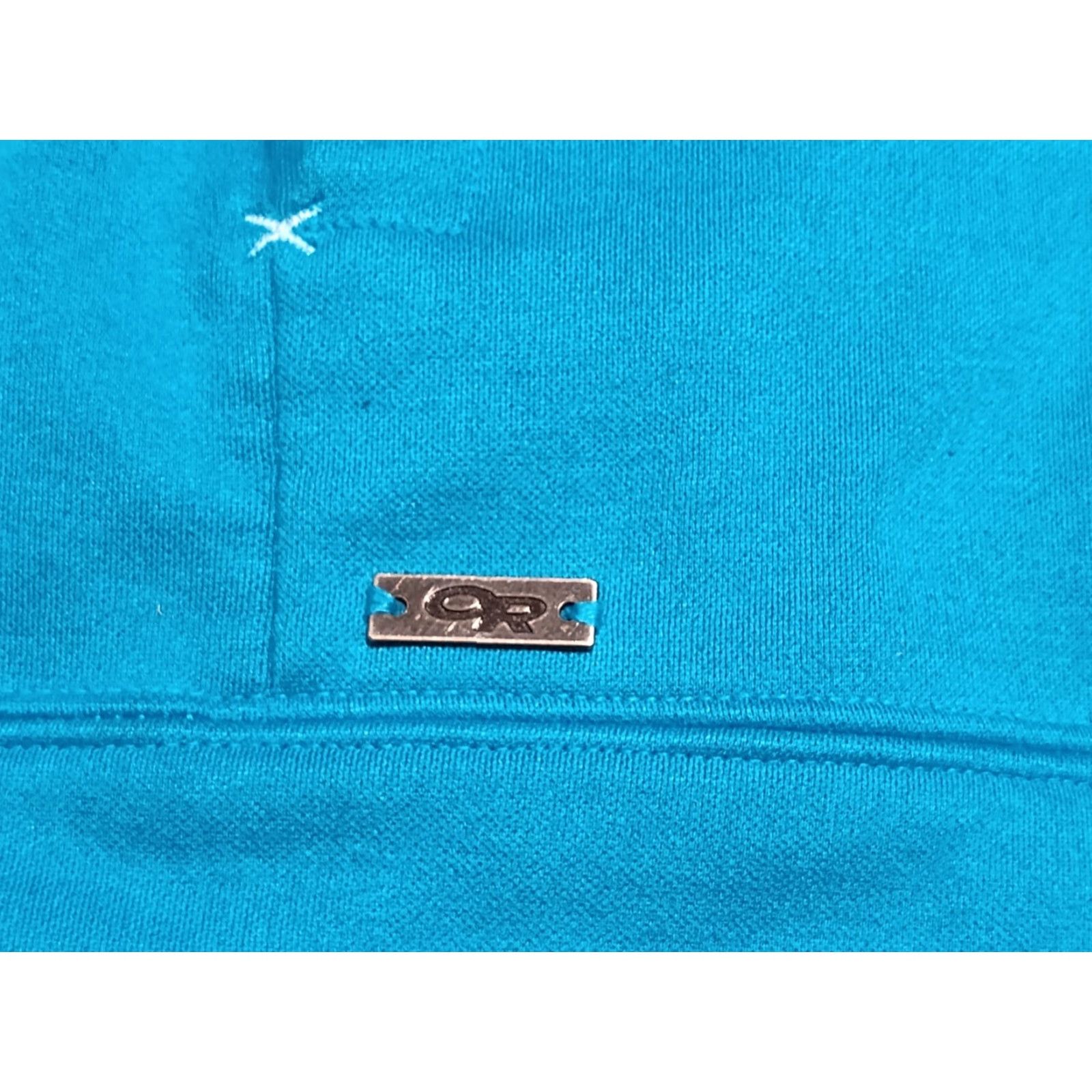 Outdoor Research Outdoor Research Hoodie Womens XL Aqua Blue Athletic Full Zip Hooded Sweatshirt Size XL / US 12-14 / IT 48-50 - 4 Thumbnail