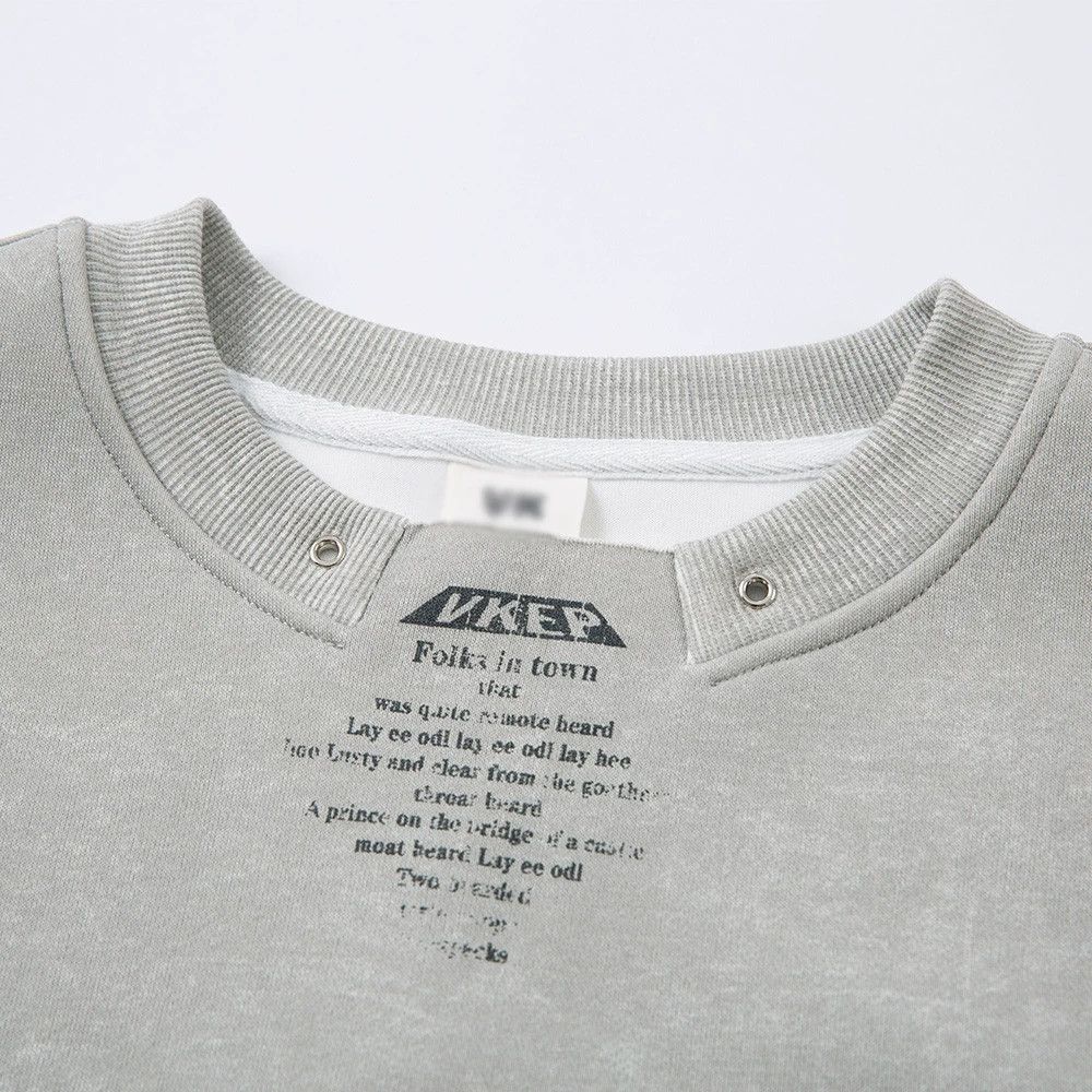 Vintage Men's American simple loose casual round neck sweatshirt Size US M / EU 48-50 / 2 - 3 Thumbnail