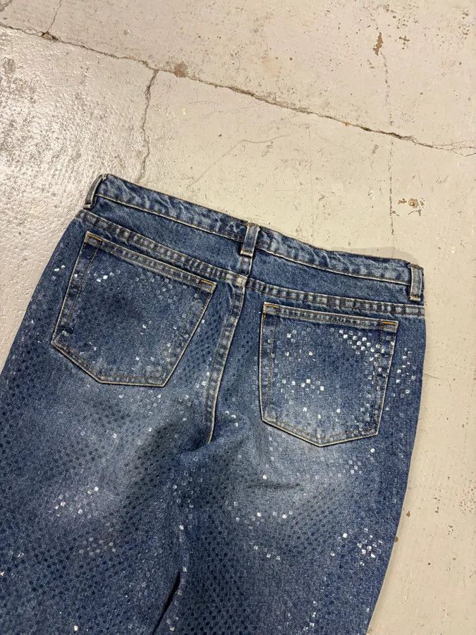 Roberto Cavalli FW1999 Roberto Cavalli Blue Dynamic Royal Denim Jeans Size 26" / US 2 / IT 38 - 7 Thumbnail