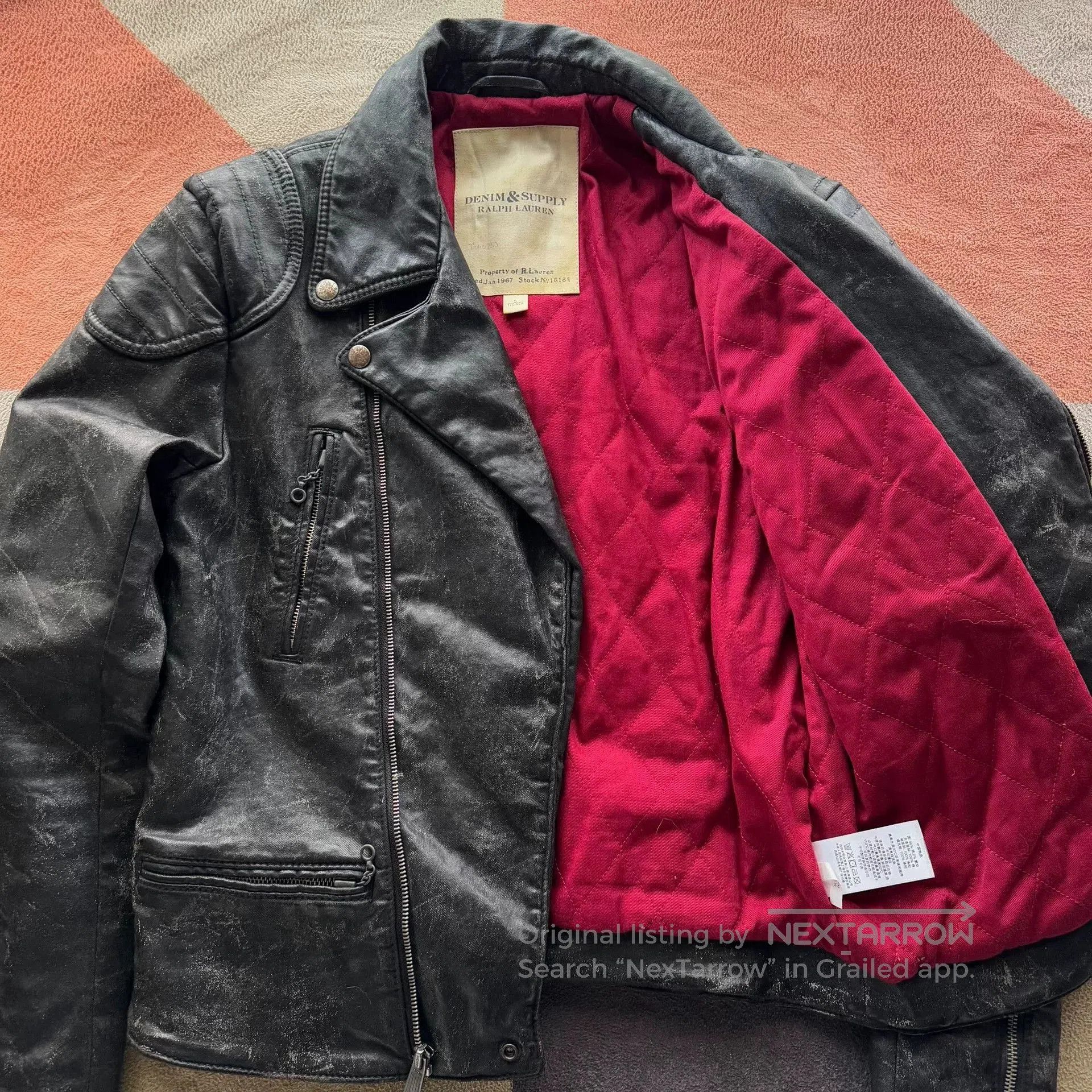 Denim & Supply Ralph Lauren Ralph Lauren Denim Supply Tiger Graphic Motorcycle Jacket. Size US S / EU 44-46 / 1 - 4 Thumbnail