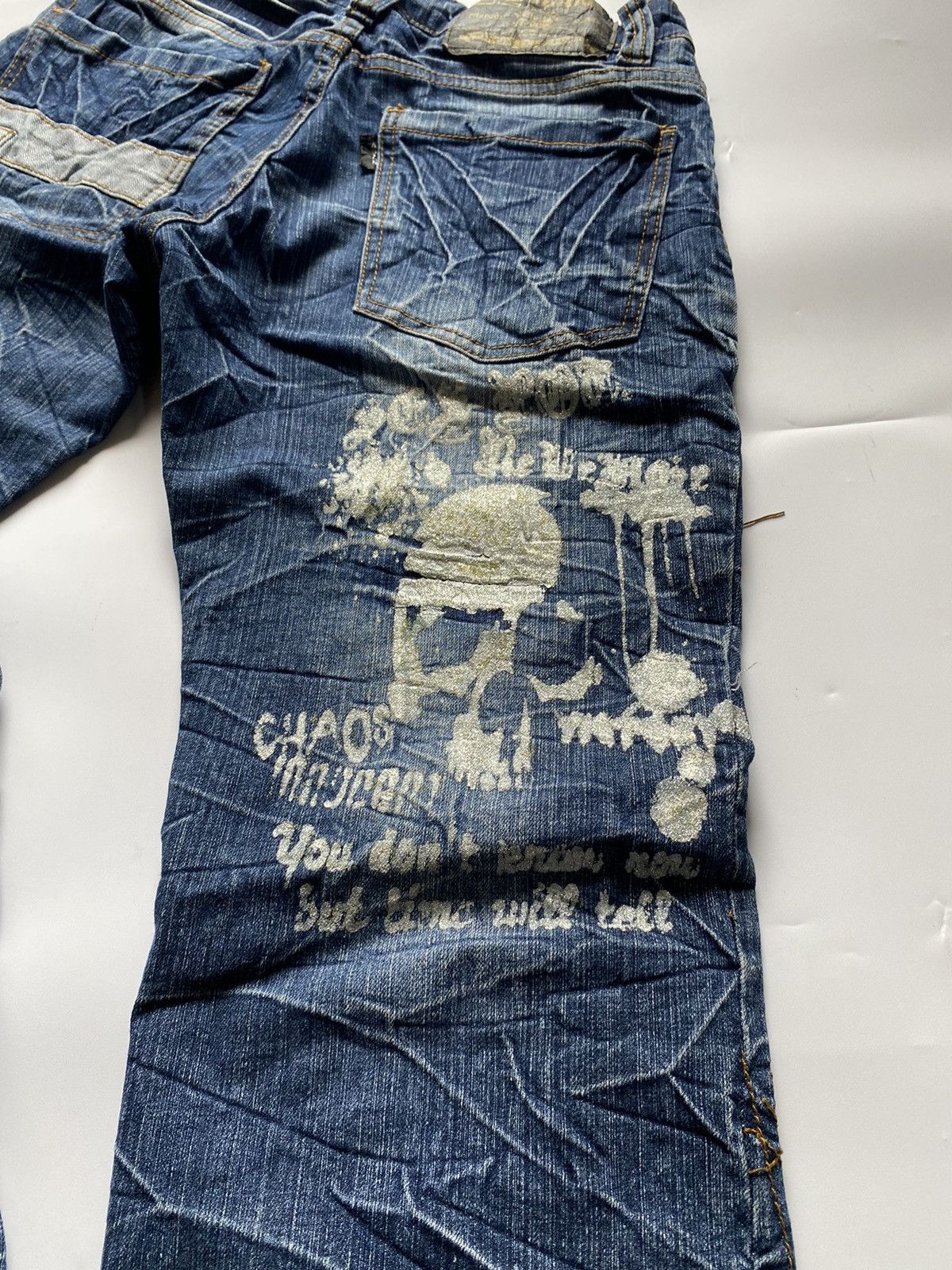 If Six Was Nine × Japanese Brand × Le Grande Bleu (L.G.B.) Flared distressed A.5 jeans japanese brand style Size US 28 / EU 44 - 8 Thumbnail
