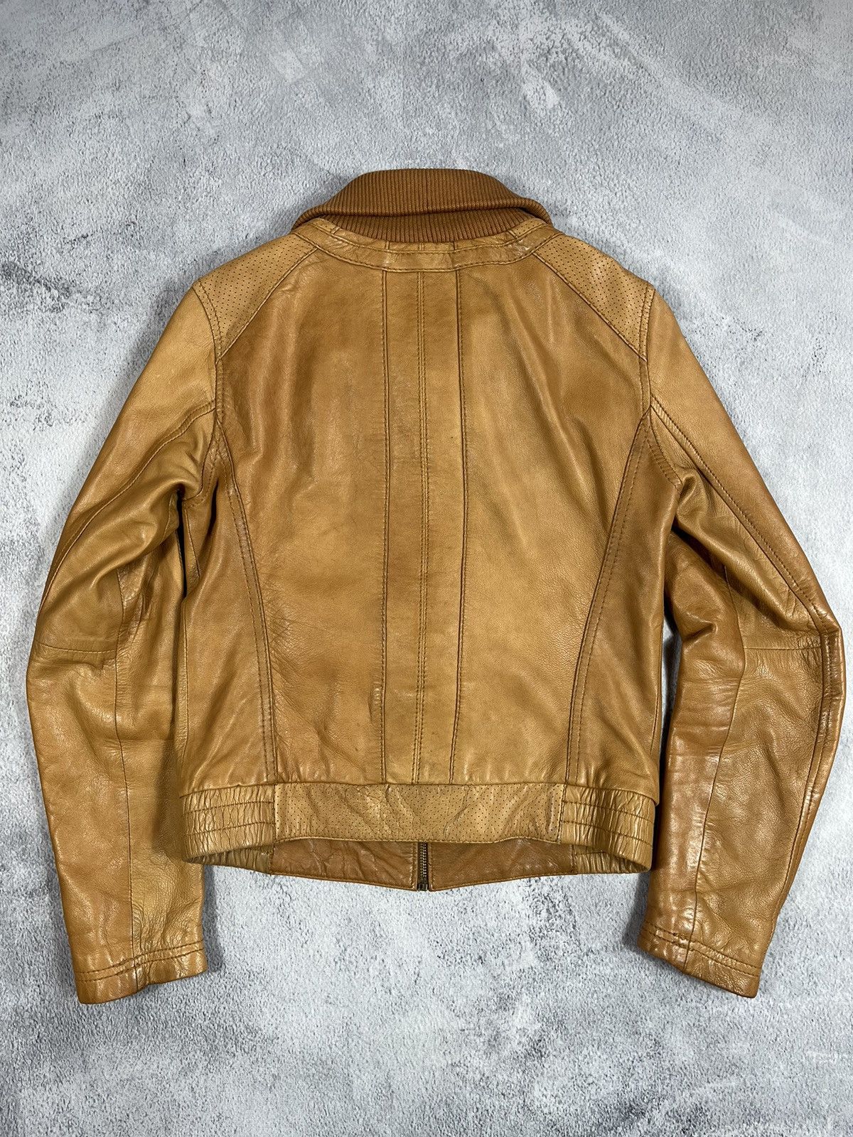 Leather Vintage Y2K Japanese Aviator Leather Jacket Bomber M Size M / US 6-8 / IT 42-44 - 6 Thumbnail