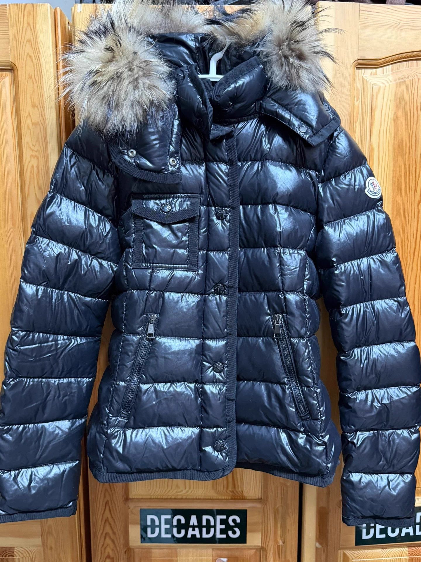 Moncler Moncler Black Armoise Down Jacket Women's Size 3 Size L / US 10 / IT 46 - 1 Thumbnail