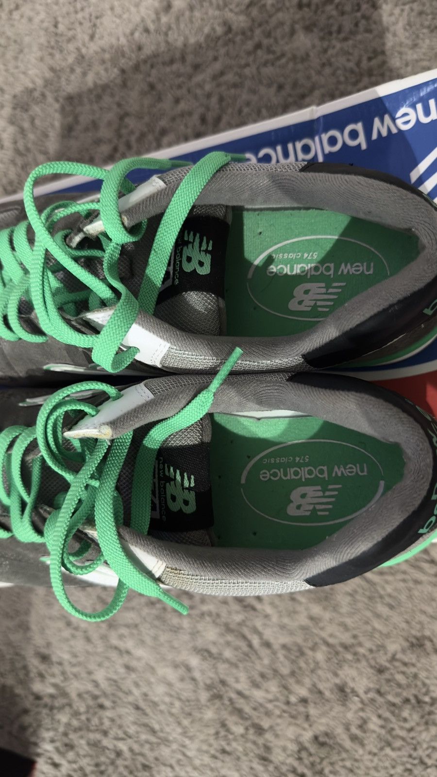 New Balance New balance 574 grey/green Size US 10 / EU 43 - 10 Thumbnail