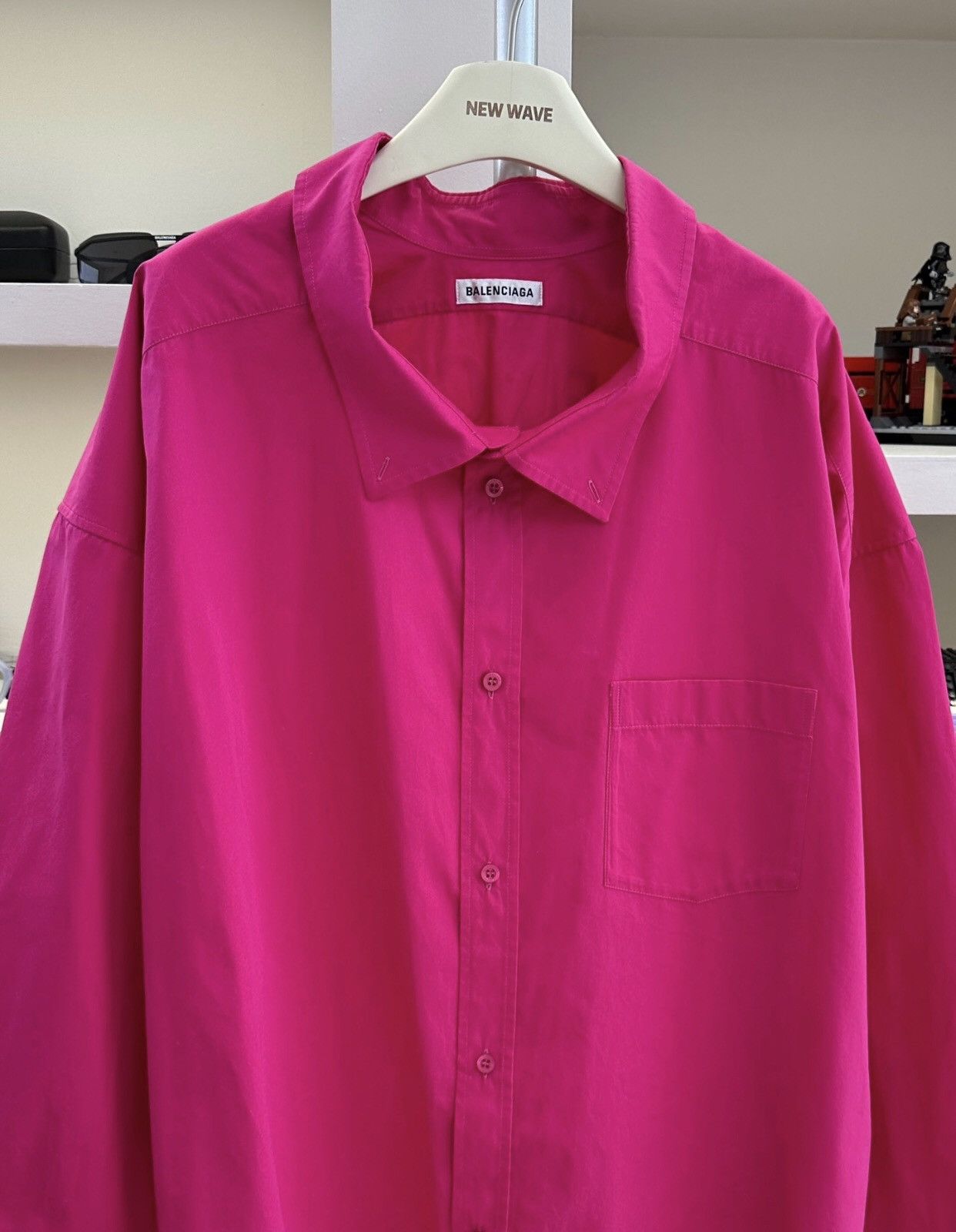 Balenciaga Balenciaga Logo letter printed lapel long sleeved shirt Size US S / EU 44-46 / 1 - 3 Thumbnail