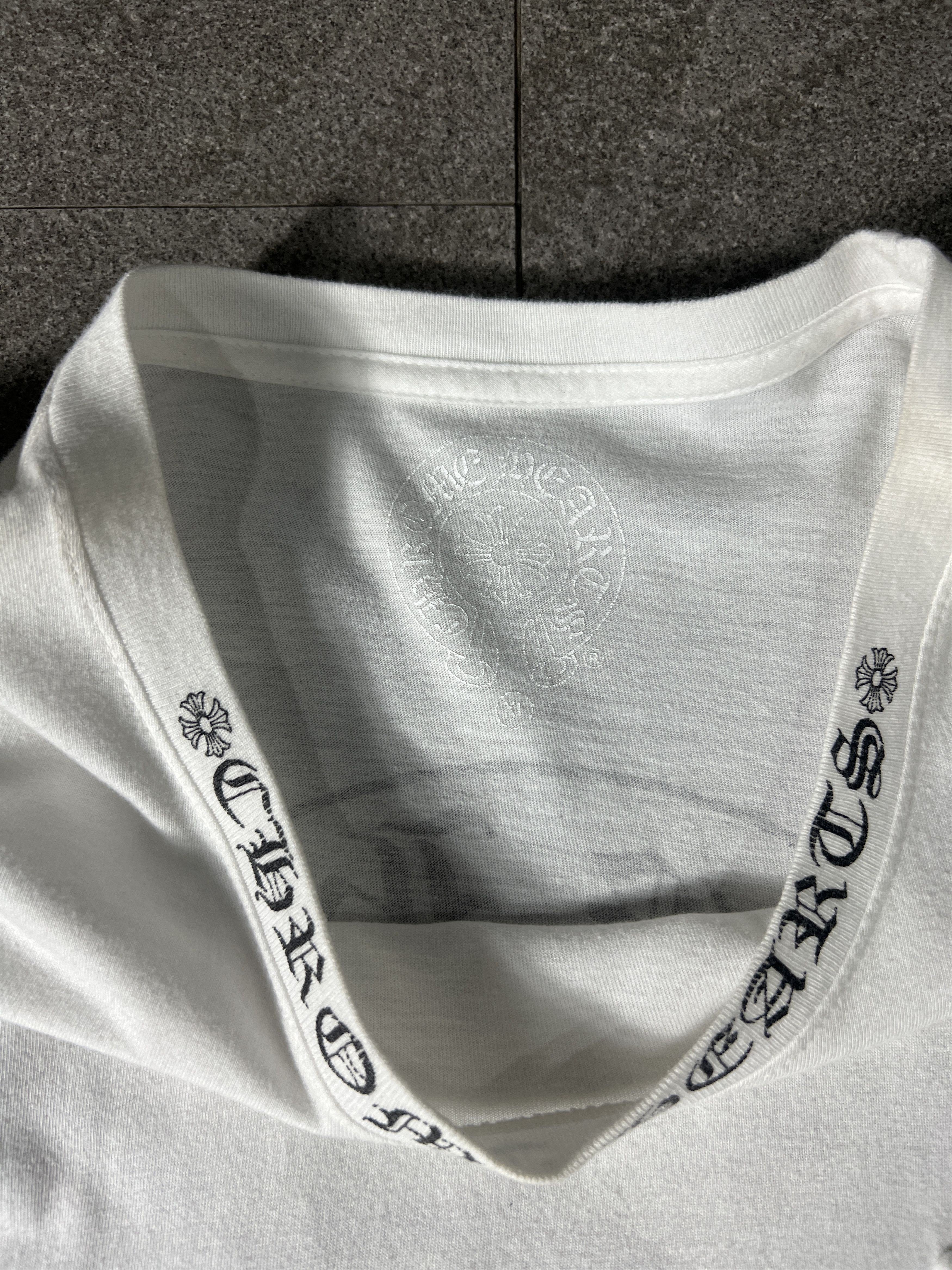 Chrome Hearts Chrome Hearts Gradient Logo L/S Tee White XL USA Size US XL / EU 56 / 4 - 4 Thumbnail