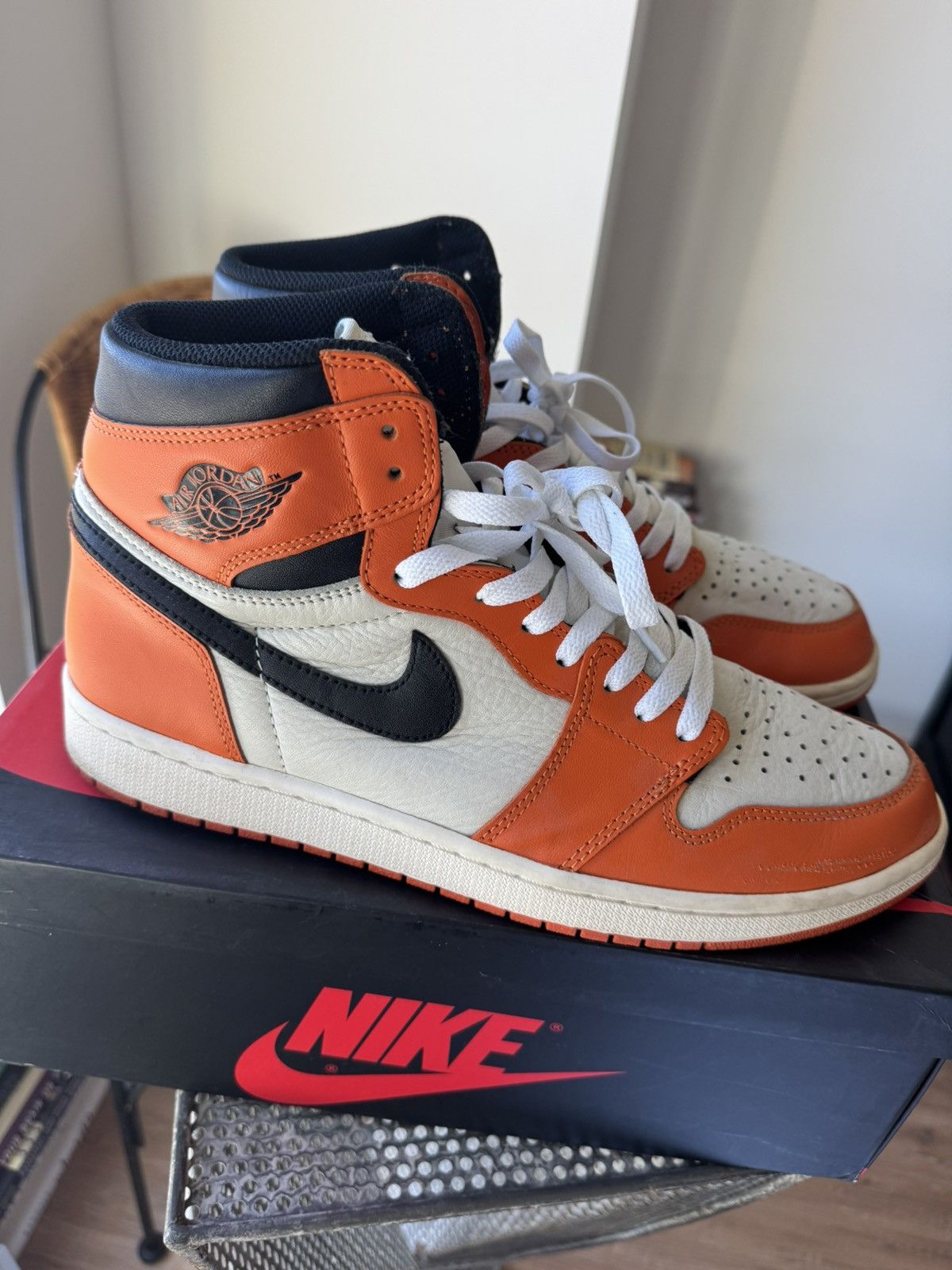 Jordan Brand Jordan 1 x Reverse Shattered Backboard Size US 12 / EU 45 - 4 Thumbnail