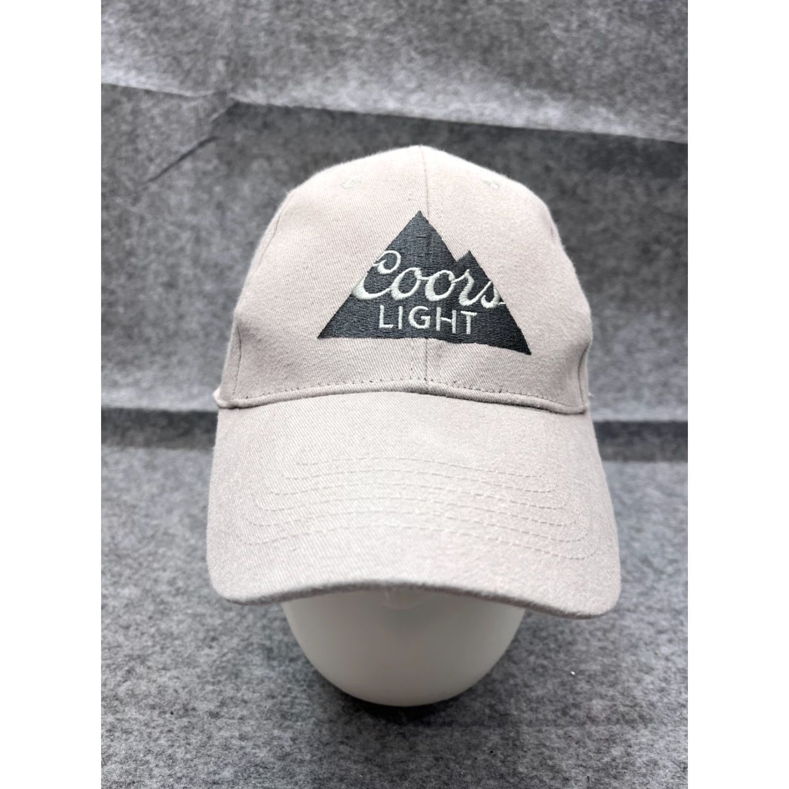 Vintage ACME Coors Light Hat Cap Snap Back Adult One Size Gray Cotton Blend Beer Outdoors Hats Mens Size ONE SIZE - 2 Thumbnail