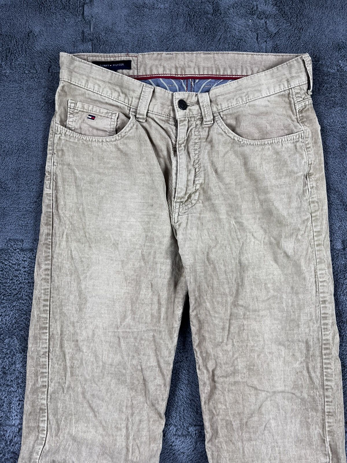 Tommy Hilfiger Vintage Y2K Tommy Hilfiger Corduroy Sand Pants Casual Size US 32 / EU 48 - 4 Thumbnail