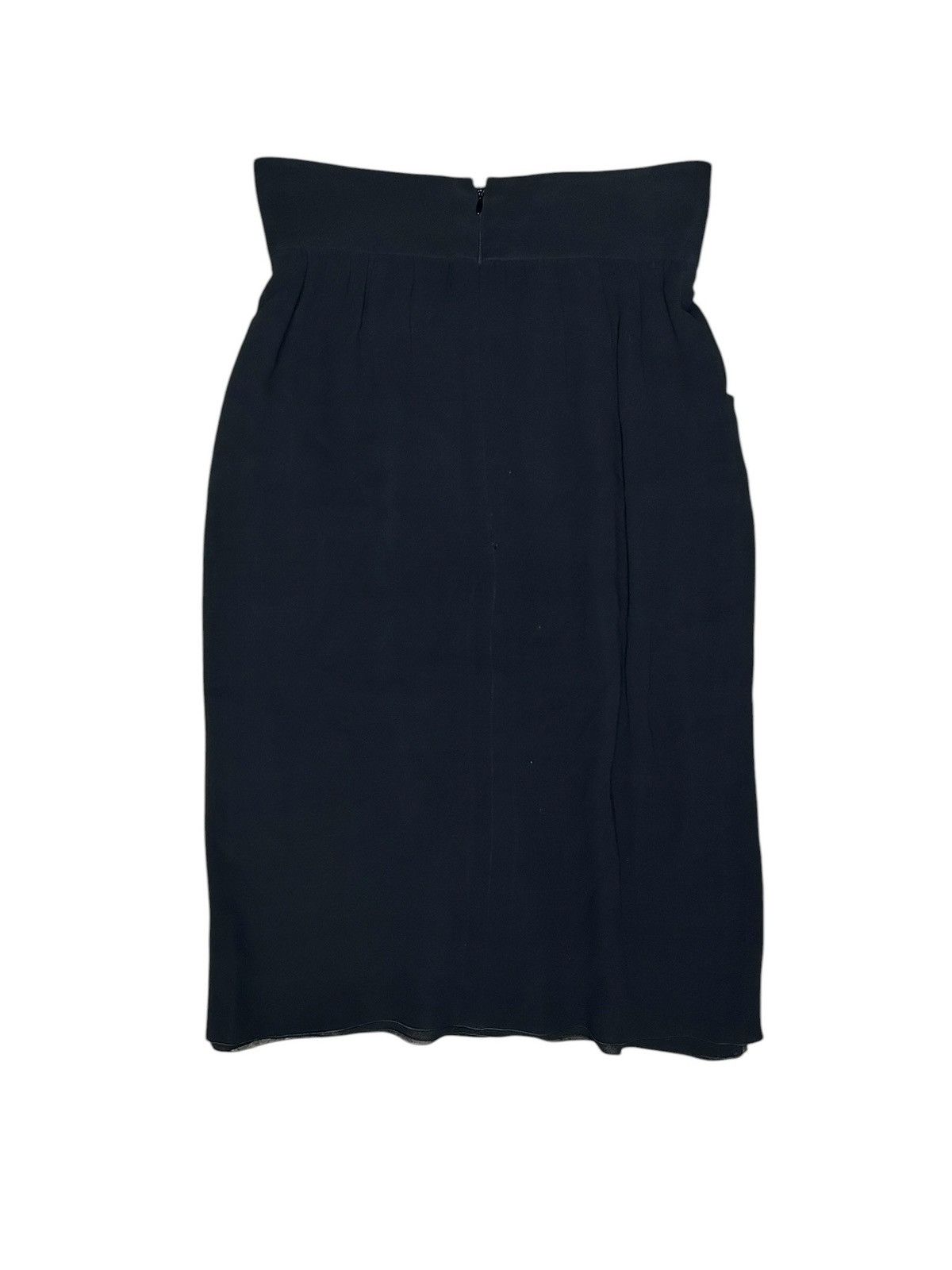 Chanel 90s Pleated Silk Skirt Size 27" / US 4 / IT 40 - 3 Thumbnail