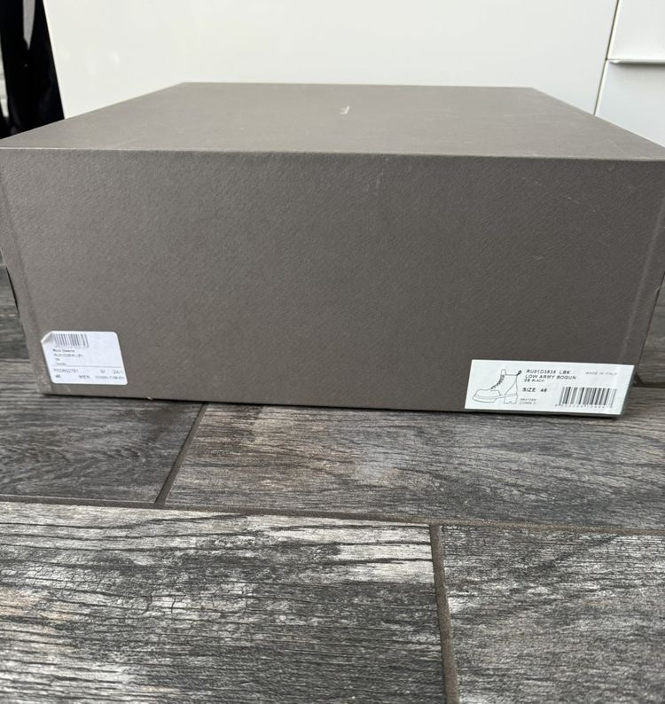 Rick Owens Black Low Army Bogun Boots brand new Size US 13 / EU 46 - 15 Thumbnail