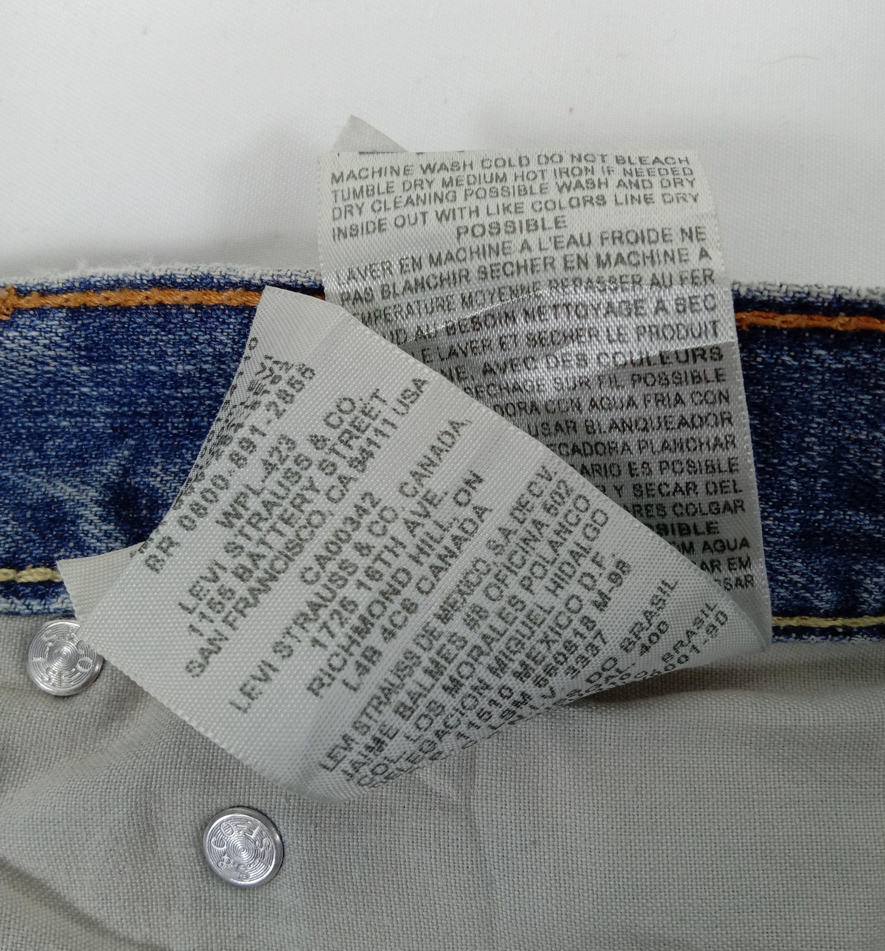 Levi's Vintage Levi's 505 Jeans Earth Tone Straight Fit Denim Size US 38 / EU 54 - 15 Thumbnail