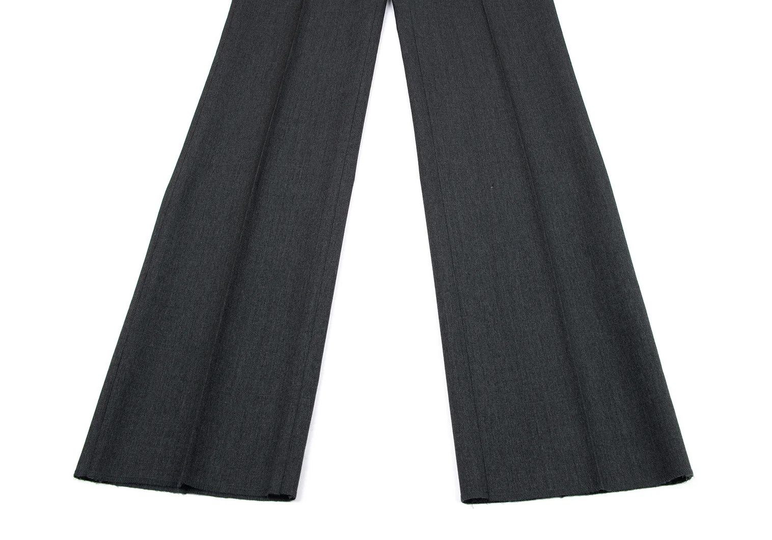 Jean Paul Gaultier Wool Straight Pants in Gray, Size 48 Size US 32 / EU 48 - 5 Thumbnail