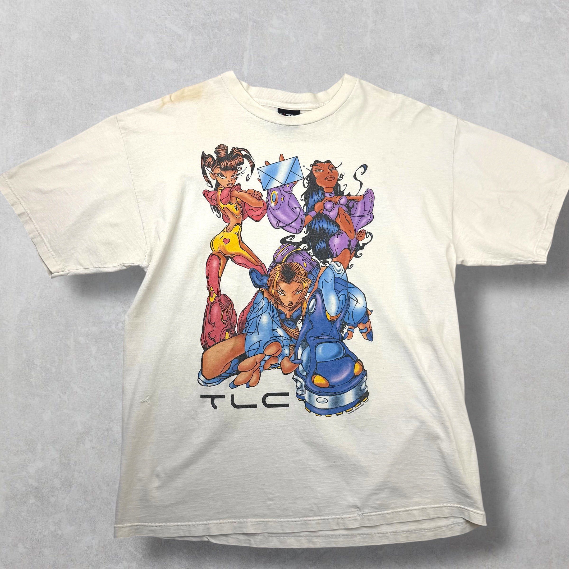 Vintage Vintage 1999 TLC No Fan Mail Fan Club Tee XL Size US XL / EU 56 / 4 - 1 Thumbnail